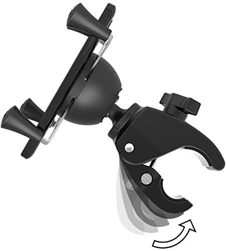 RAM Mount RAM-HOL-UN7-400U X-Grip with TOUGHCLAW 手机支架 - 适用于摩托车、自行车、汽车、船舶等户外运动设备