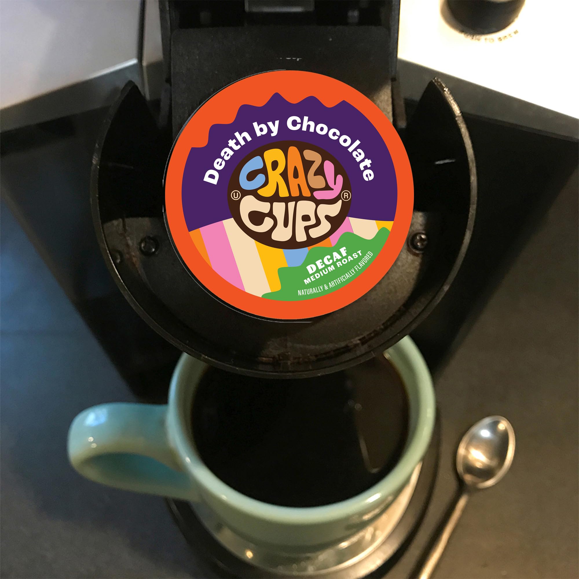 Decaf Flavored Coffee Variety Pack - 40 Single Serve Pods for Keurig K-Cup Brewers | Medium Roast Hot or Iced Coffee | Perfect for Office, Home & Entertaining | Decaffeinated Gourmet Coffee Sampler