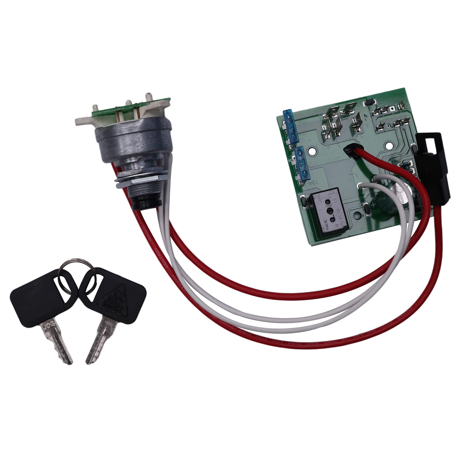 Solarhome AM122913 Starter Ignition Key Switch Module - Compatible with John Deere 325 335 345 Lawn & Garden Tractors (Serial# Below 070000) - Perfect for Tractor Maintenance & Repair