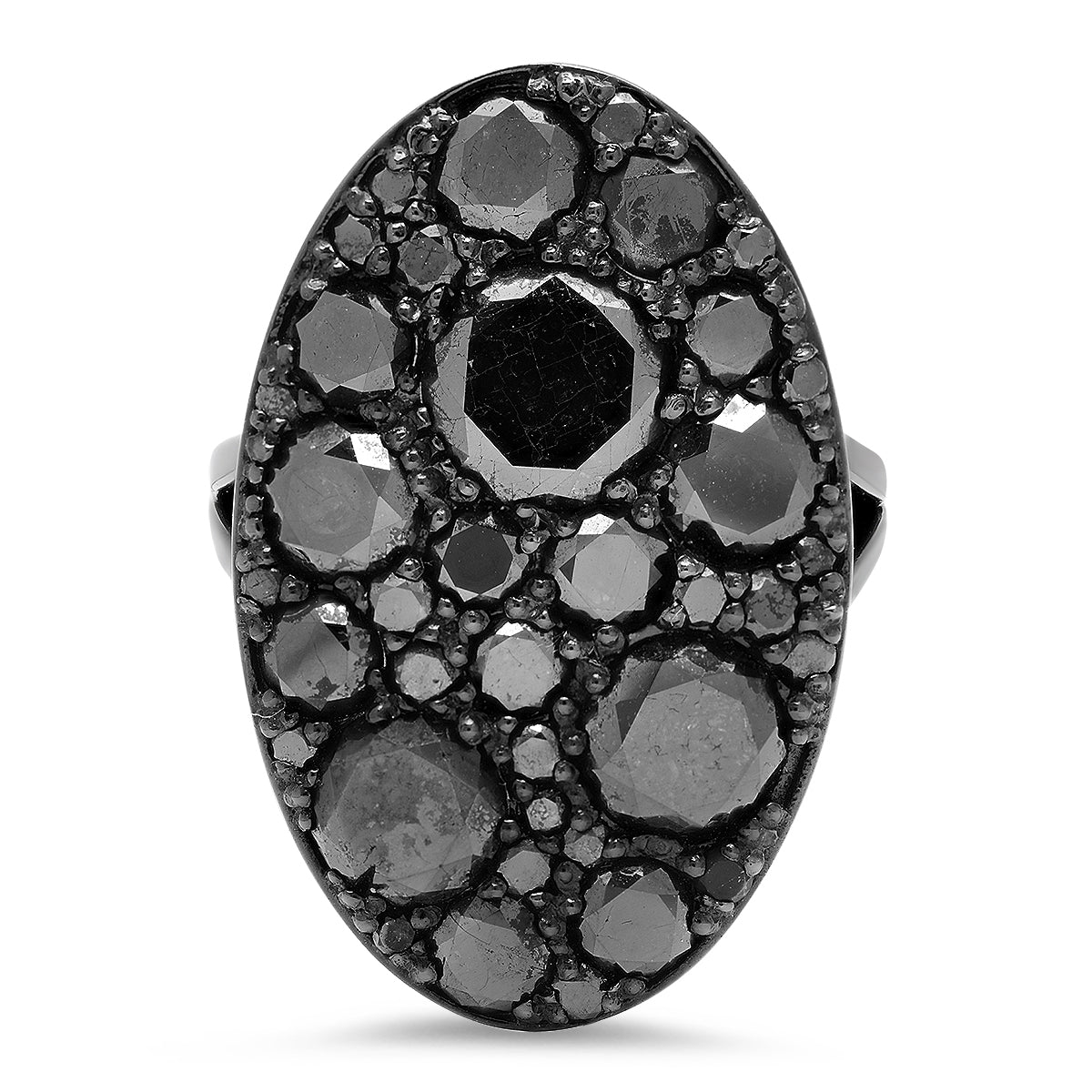 Guillaume Cluster Ring - Elegant Stackable Gold Plated Ring for Women | Perfect for Weddings, Parties & Everyday Wear