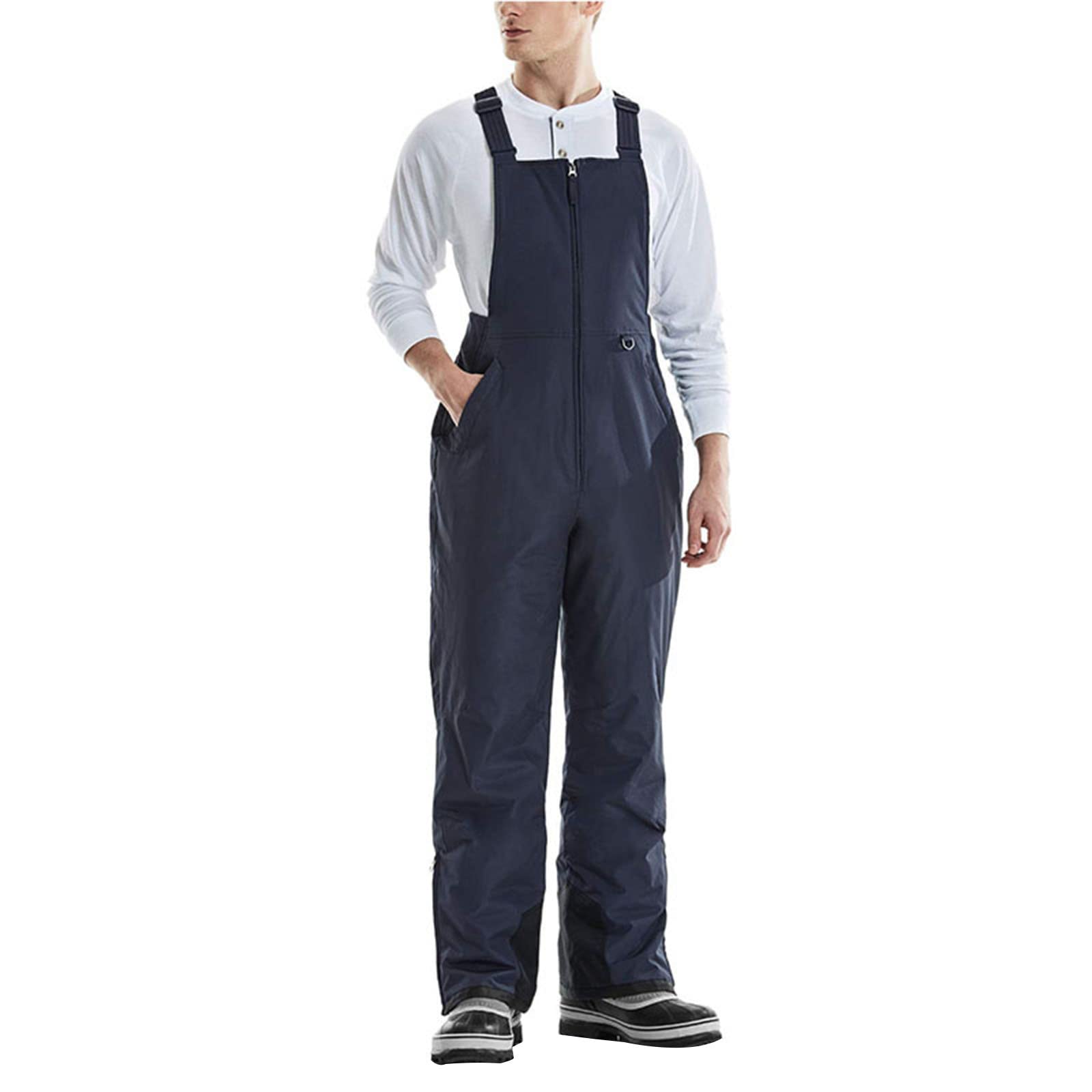 Men's & Women's Insulated Snow Bib Overalls - Adjustable Shoulder Straps for Skiing & Winter Sports - Waterproof & Warm Jumpsuit for Snowboarding, Hiking & Outdoor Adventures