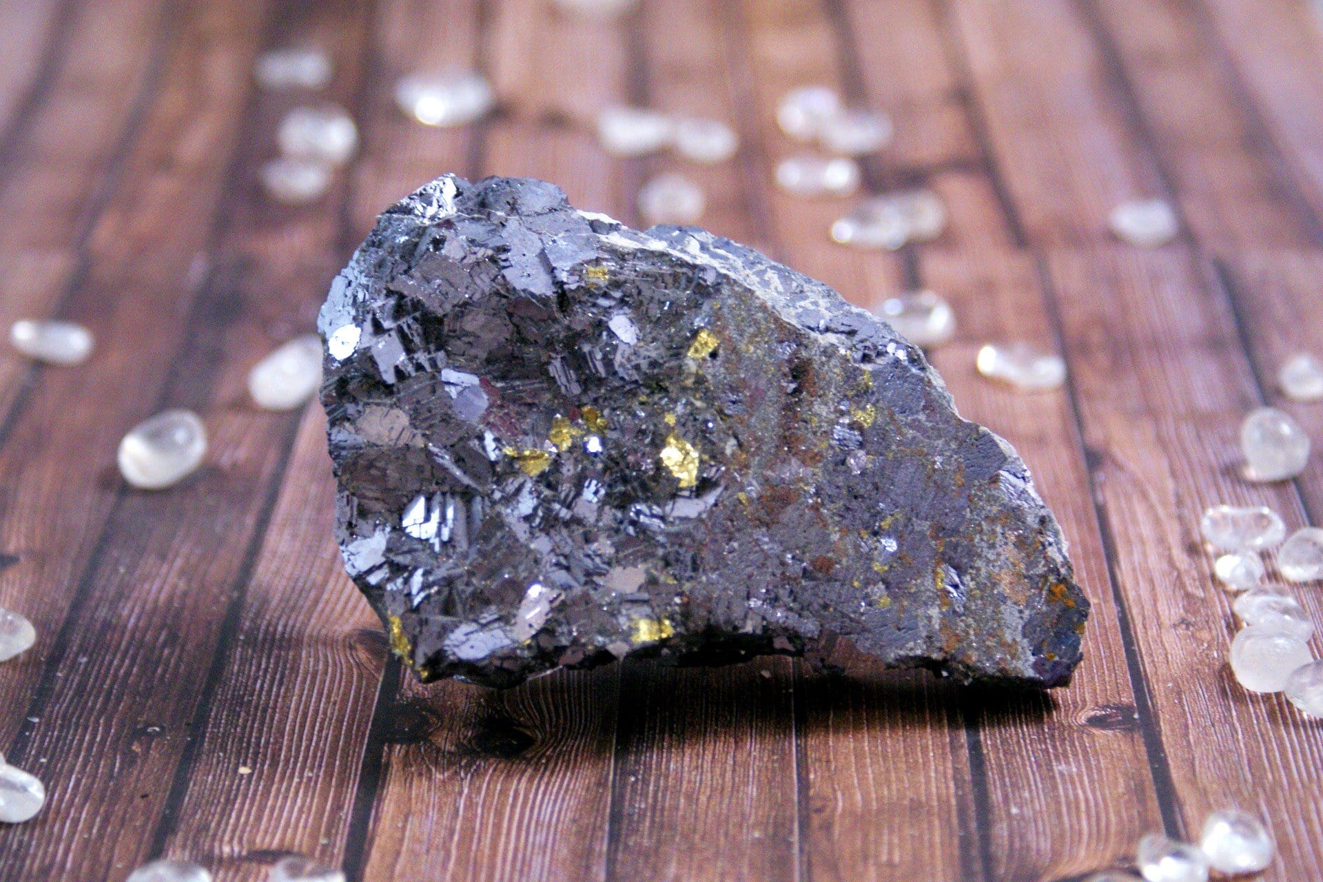 Natural Bulgarian Galena & Pyrite Mineral Specimen - Collectible Healing Crystals for Meditation, Home Decor & Gifts