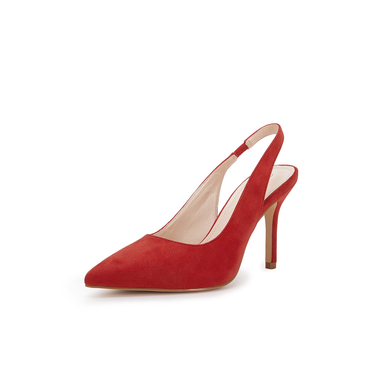 JeimPoey Women's Pointy Toe Pump Shoes - Slingback Stilettos with Elastic Strap, Thin High Heels for Party, Wedding & Evening Events | Perfect for Prom, Cocktail Dinners & Formal Occasions