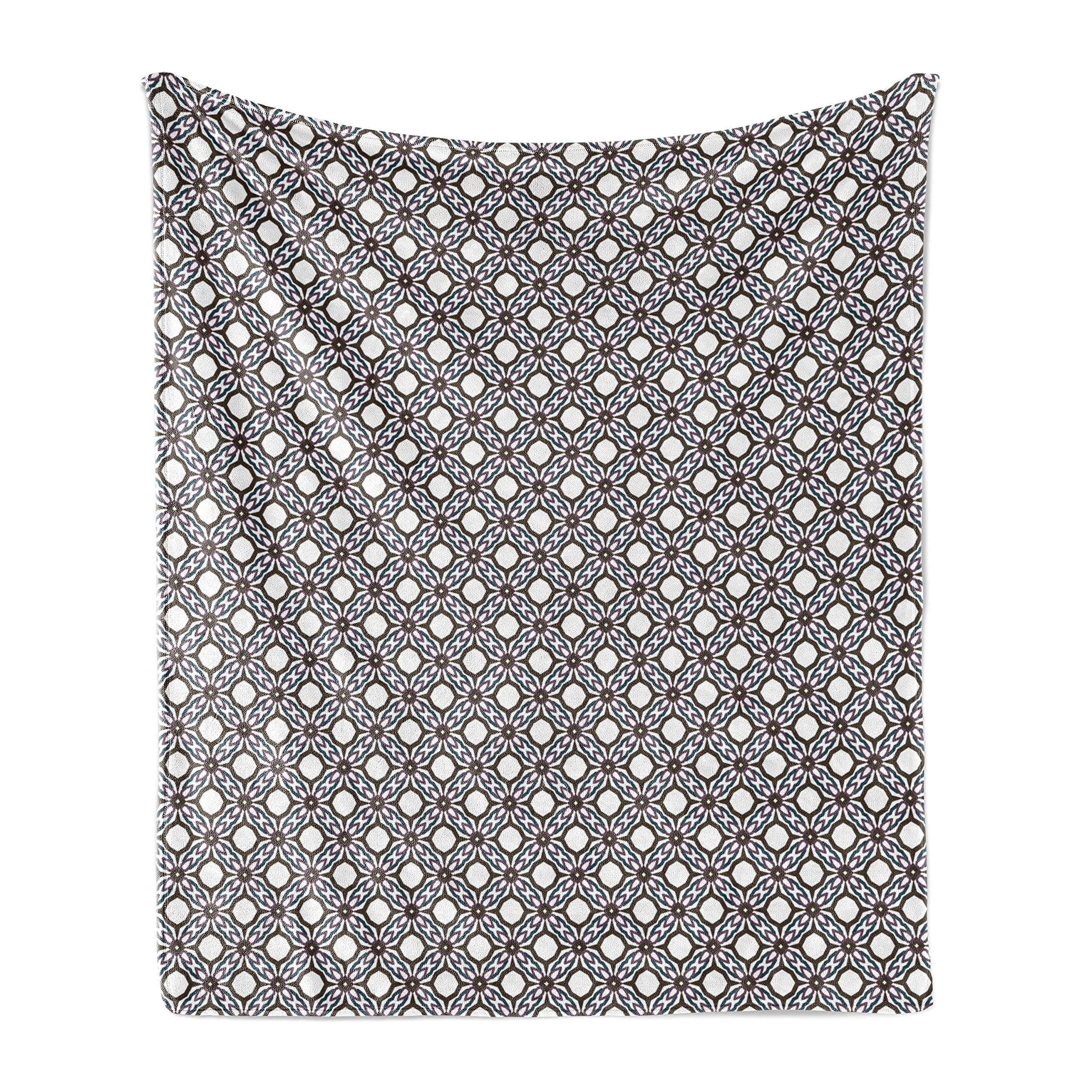 Ambesonne Abstract Flannel Fleece Throw Blanket 70