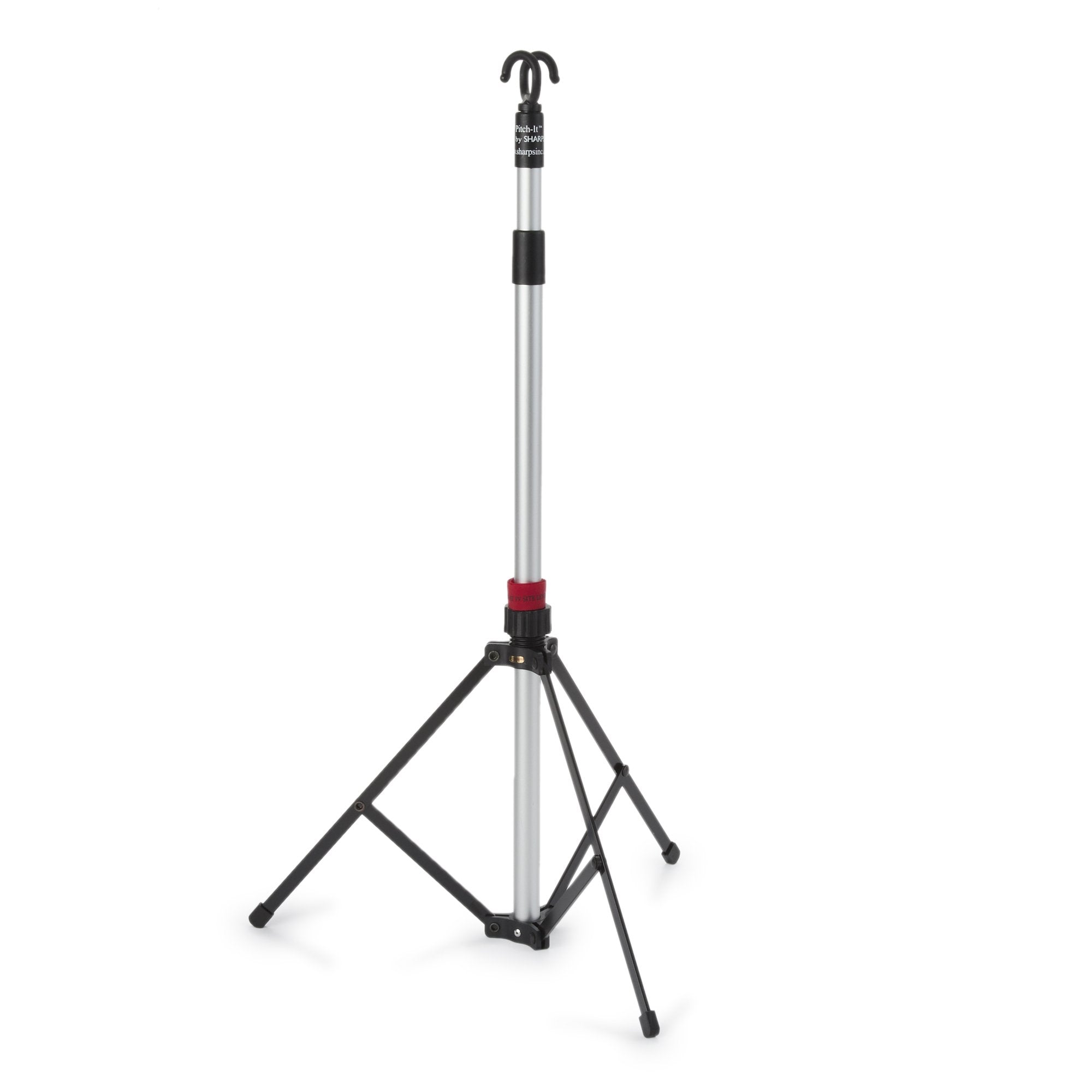 IV Stand Floor Stand with 2 Hooks & 3 Legs - Heavy Duty Medical Equipment for Hospitals & Clinics (Case of 12) - Perfect for IV Therapy, Hydration & Medication Administration