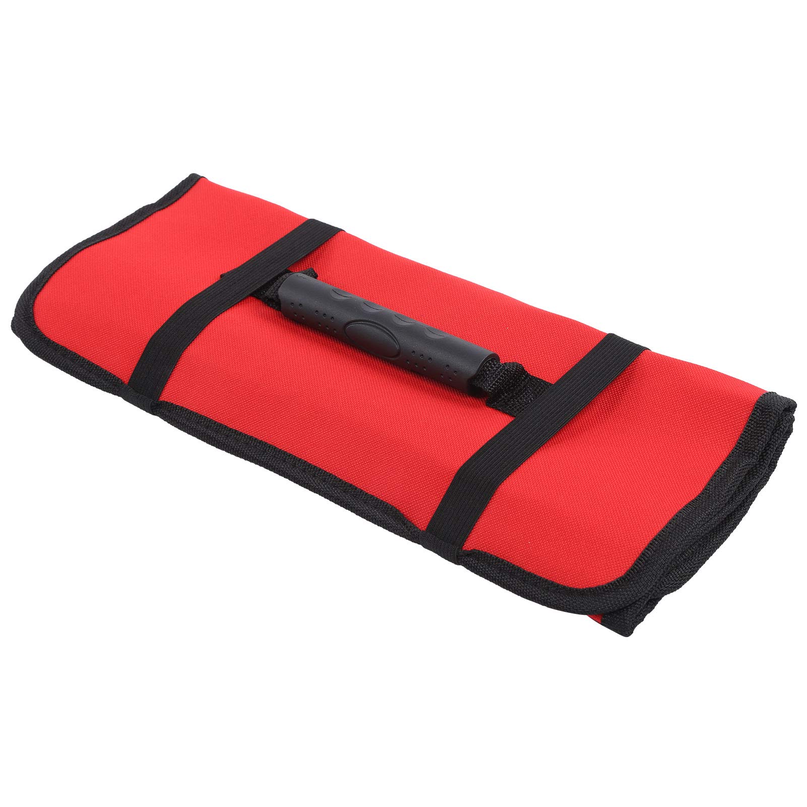 Xirfuni Reel Rolling Tool Bag - Heavy Duty Wear-Resistant Tool Organizer with Roll-Up Design for Easy Transport - Perfect for Cars, Trucks, Garages & Toolboxes (Red) - Ideal for Mechanics, DIY Enthusiasts & On-the-Go Professionals