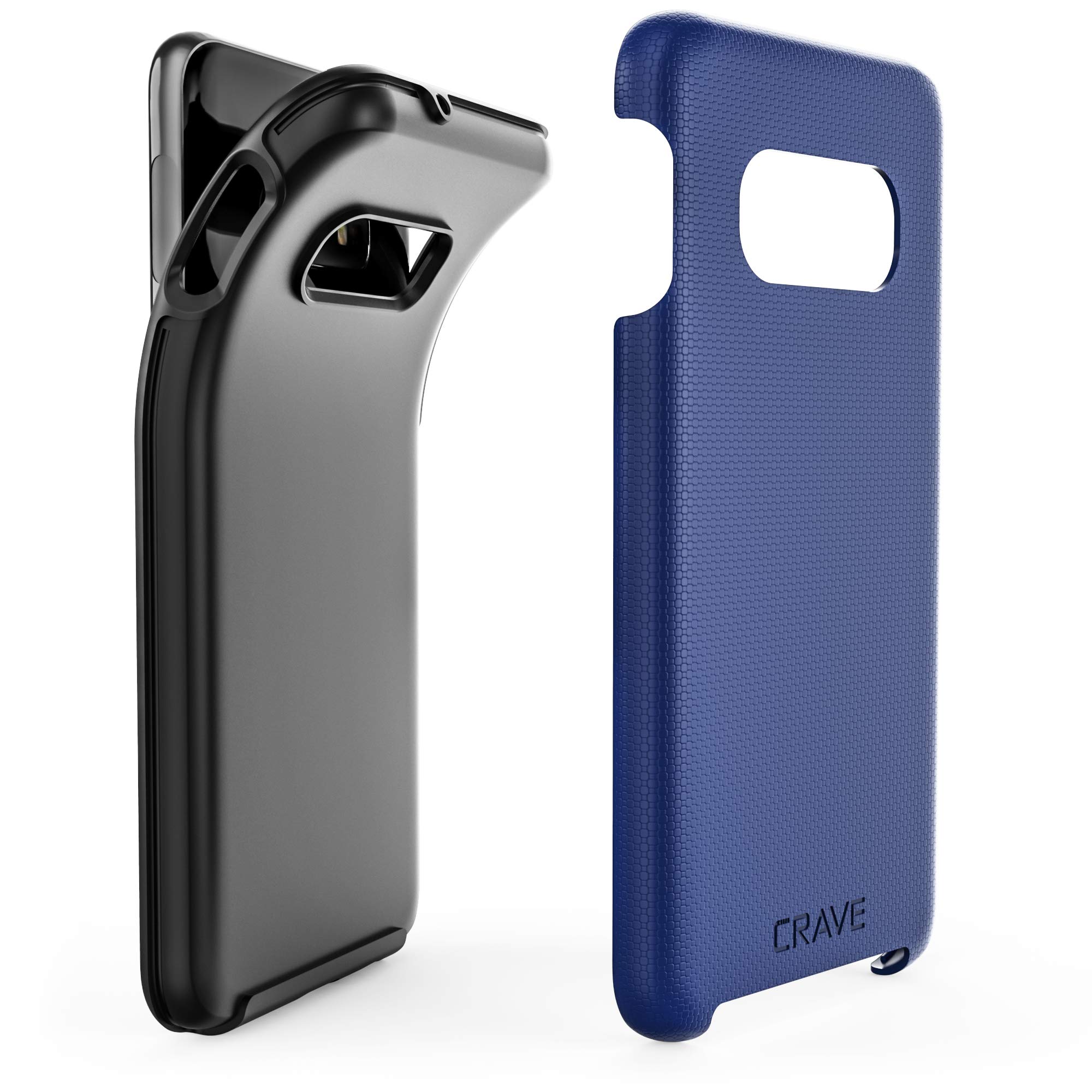 Samsung Galaxy S10e Case with Dual Layer Shockproof Protection - Navy Blue | Heavy Duty Phone Cover for Outdoor, Work & Daily Use