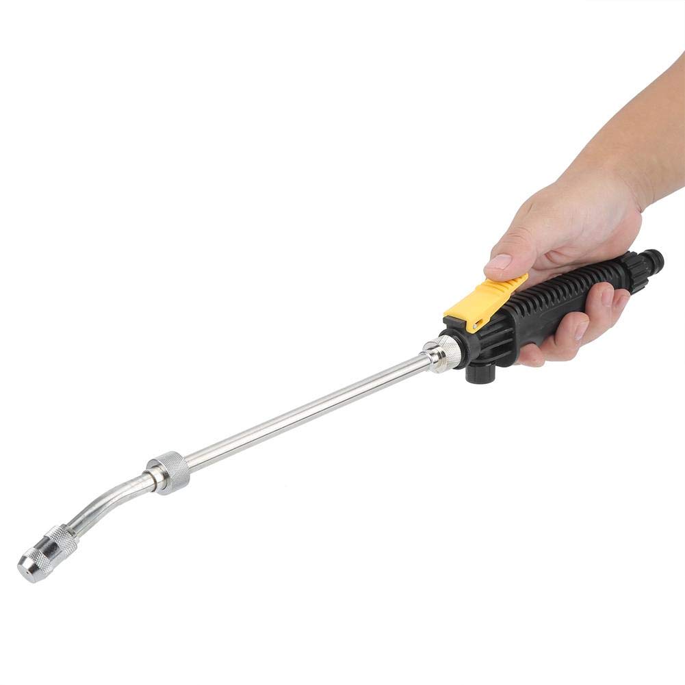 Fdit Stainless Steel Agricultural Sprayer Nozzle - Straight Spray Gun with Elbow for Garden, Courtyard & Farm Use | Durable Metal Spray Bar for Efficient Watering & Pest Control