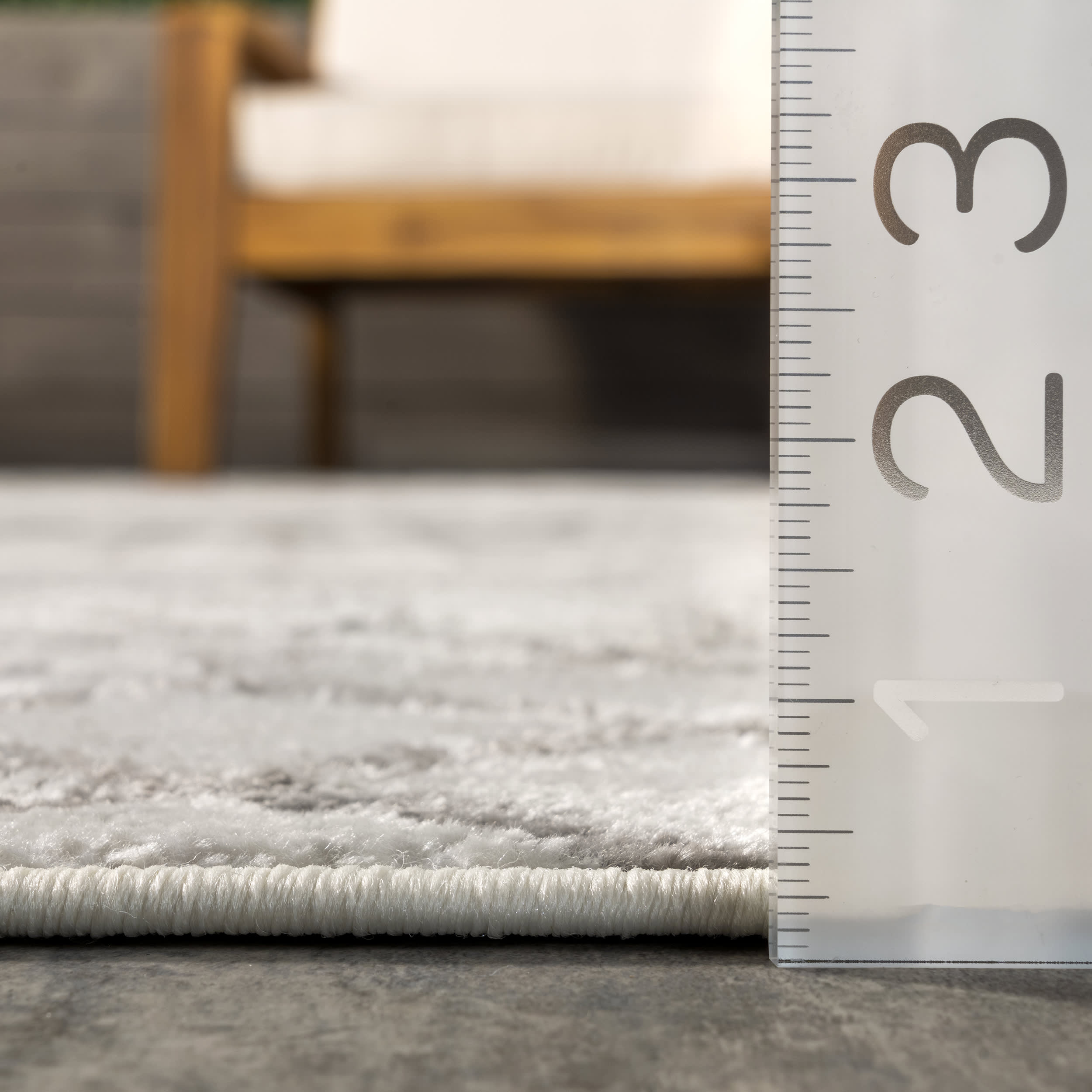 Angel Modern Trellis Rug - Soft Beige Area Rug for Living Room, Bedroom & Dining Room | Non-Slip Home Decor