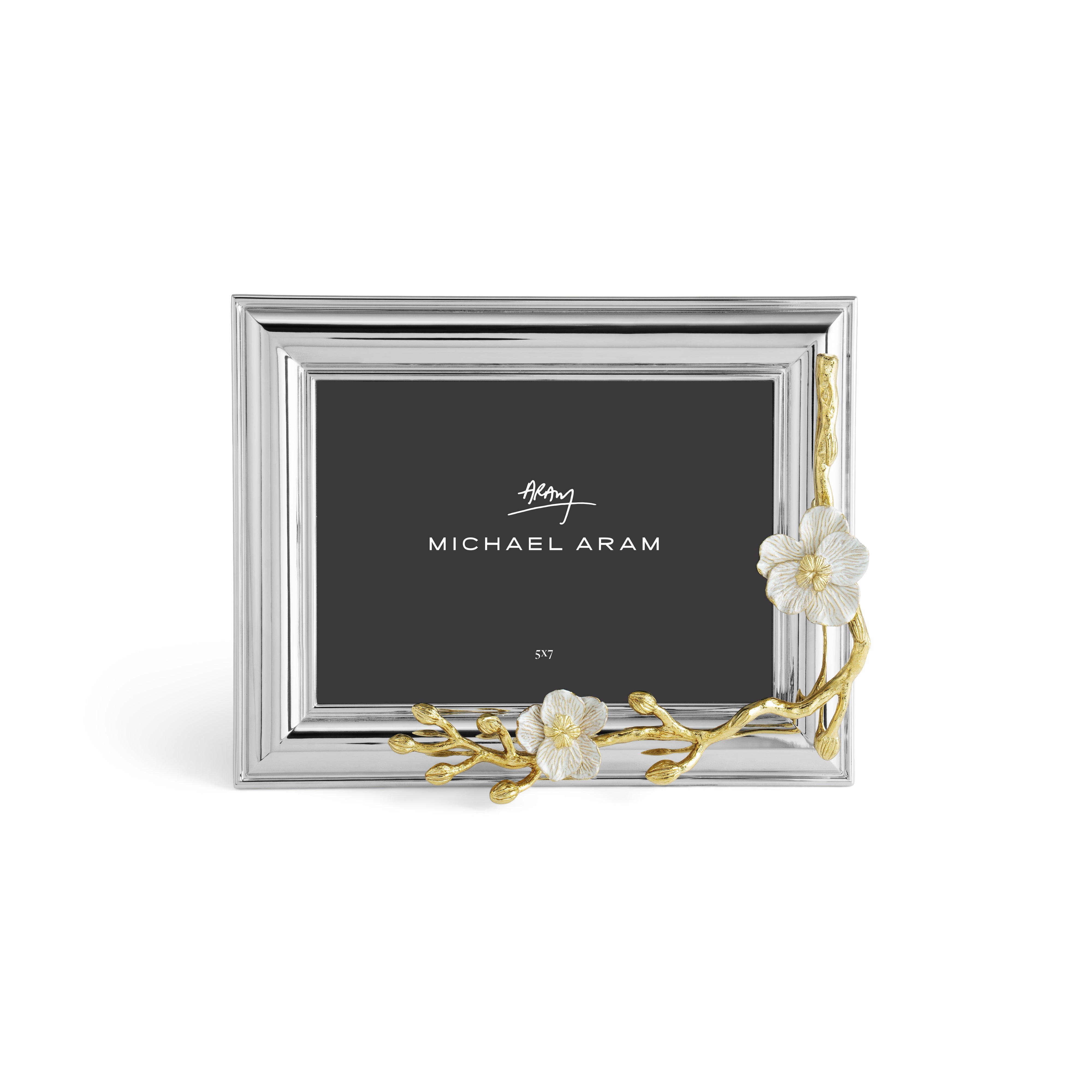 Elegant Orchid Picture Frame - Floral Wall Decor for Home & Office - Perfect for Wedding, Anniversary & Birthday Gifts - Display Your Precious Memories in Style
