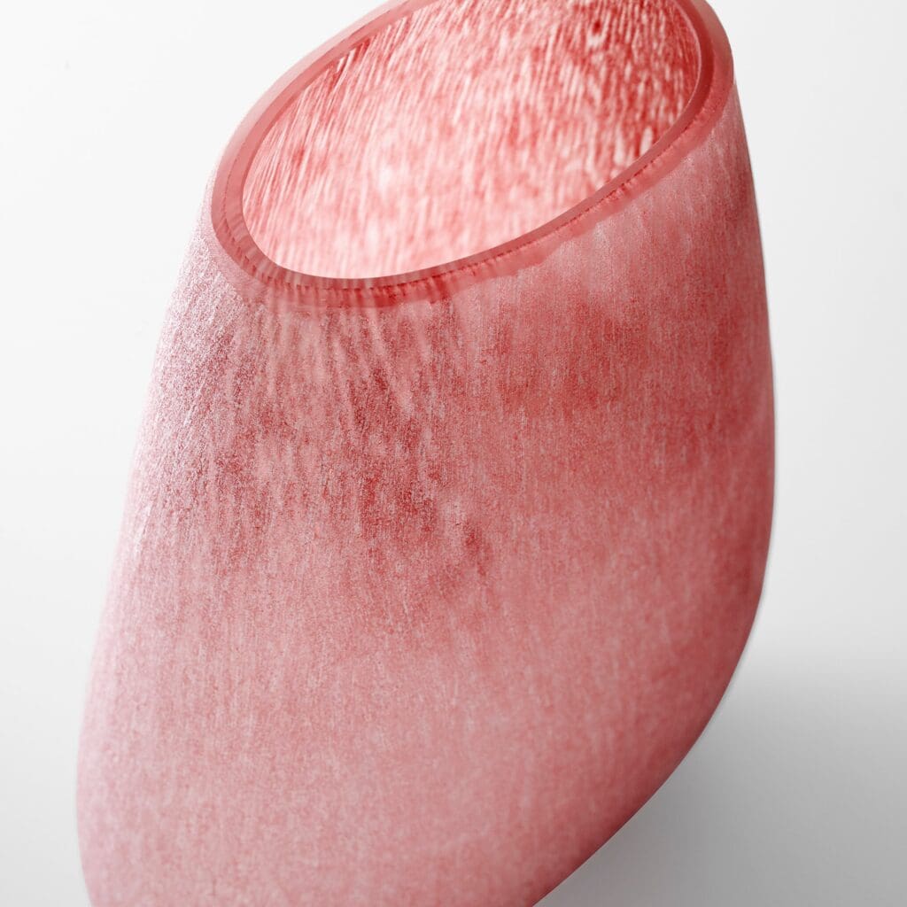 Cyan Design 10881 Sands Vase - Pink Medium Size Home Decor for Living Room, Dining Table, Wedding Centerpiece & Modern Interior Design