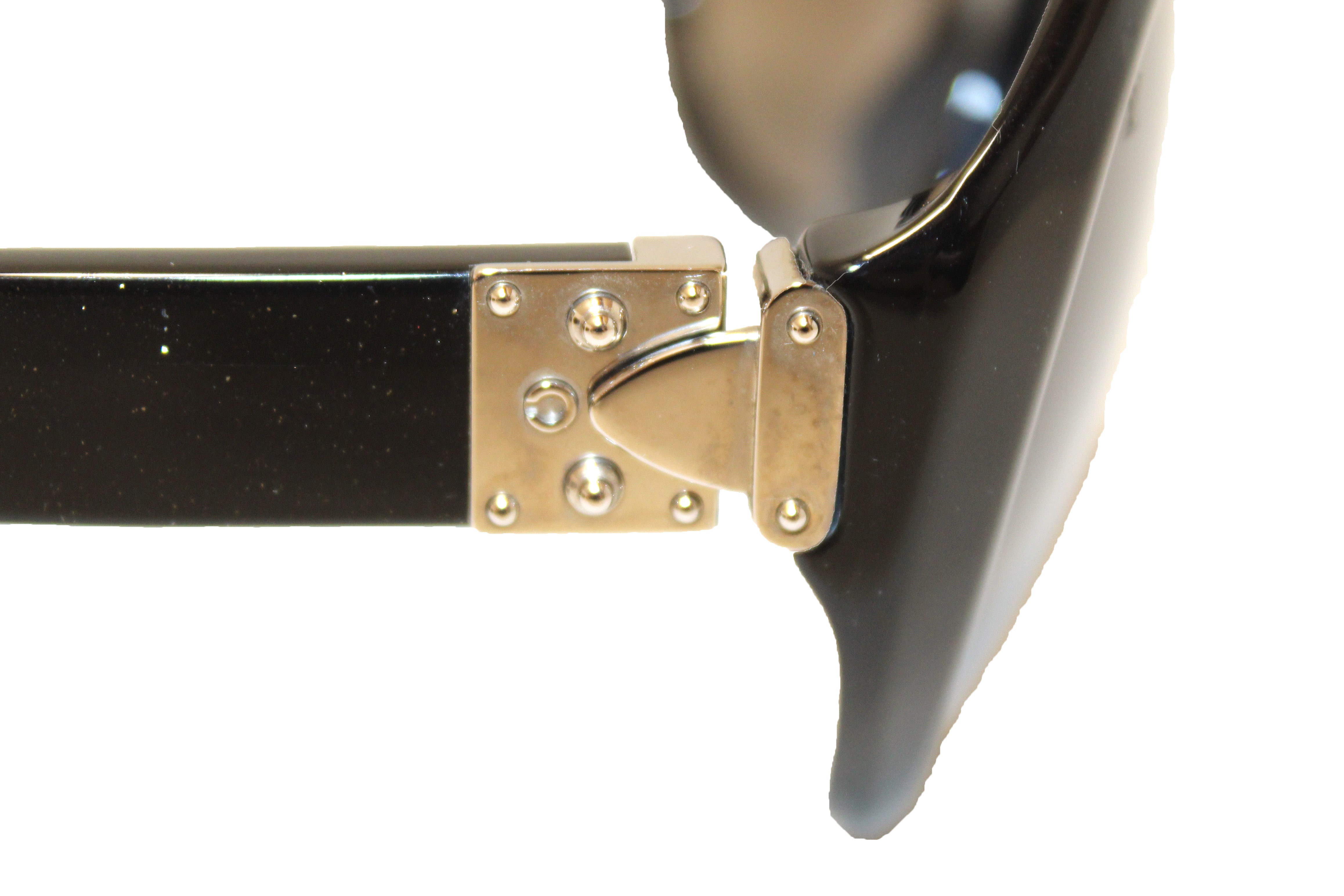 Authentic Louis Vuitton Black Speckling Oversized Soupcon Sunglasses for Women - Luxury Designer Shades with UV Protection - Perfect for Beach, Travel & Fashion Outfits