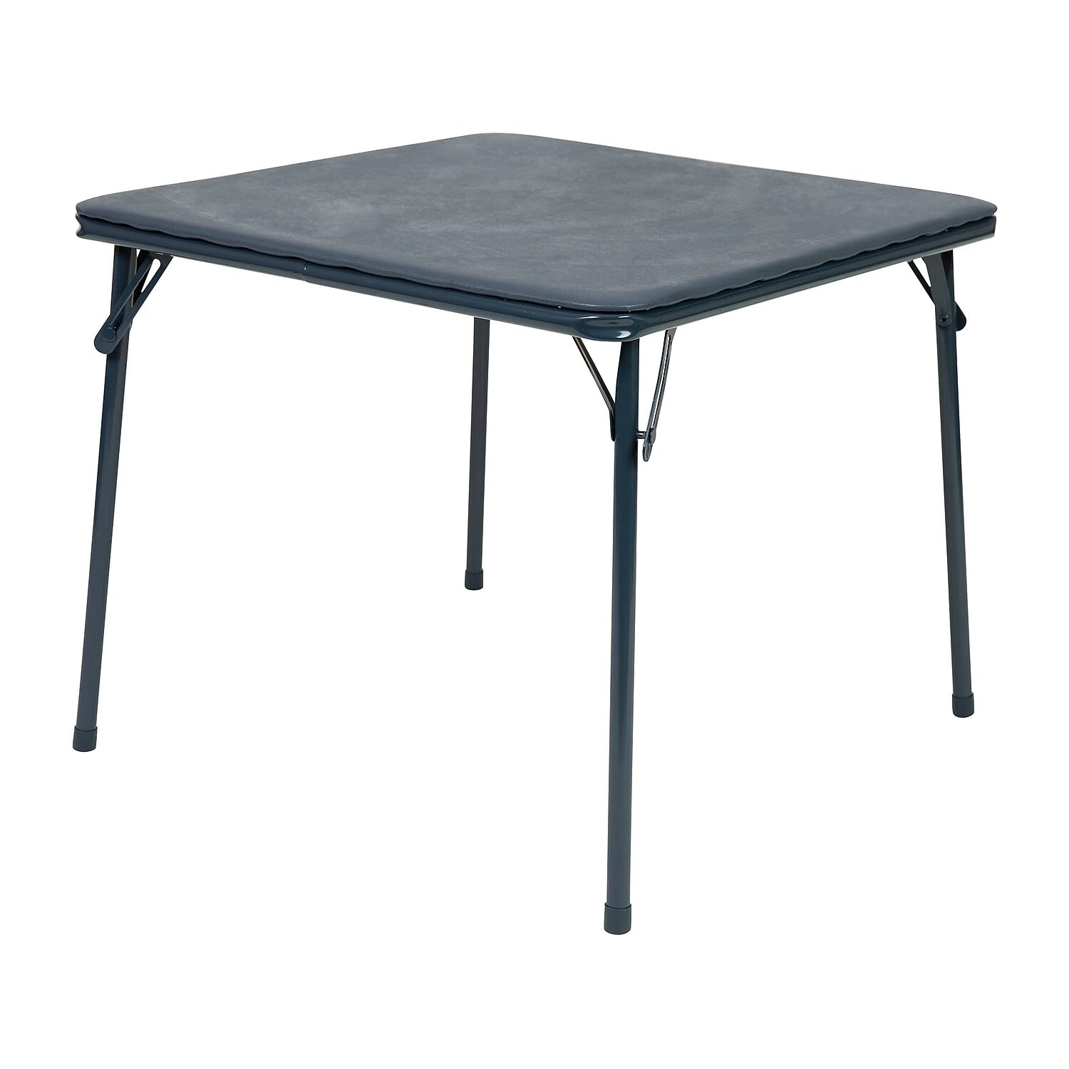 Flash Furniture Mindy Kids Navy 5-Piece Folding Table and Chair Set - Compact Play & Study Furniture for Small Spaces, Daycare, Preschool & Home Learning