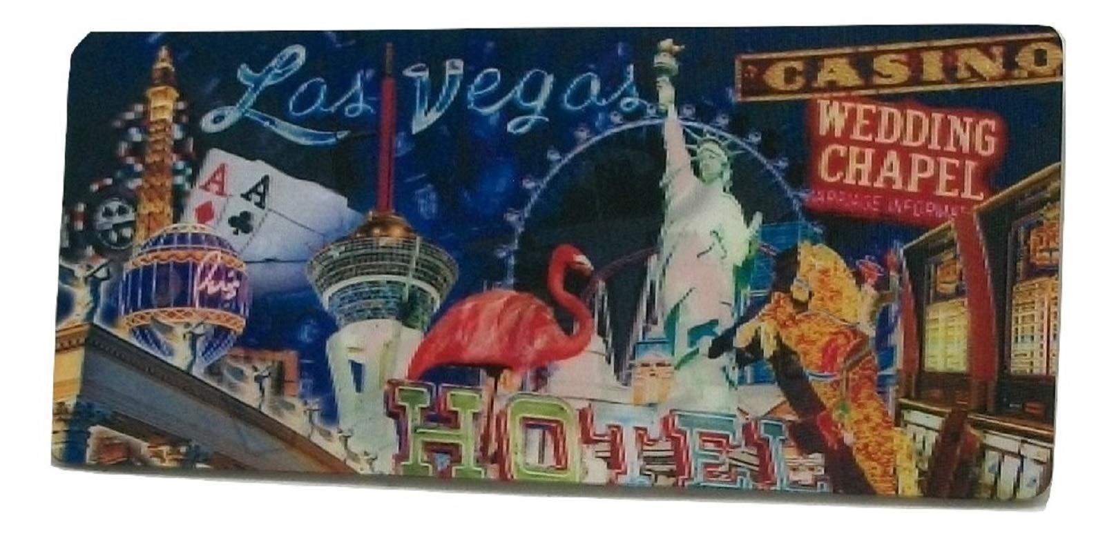 Las Vegas Nevada Panoramic 3D Fridge Magnet - Souvenir Travel Gift for Collectors (Perfect for Refrigerators, Offices & Travel Memories)