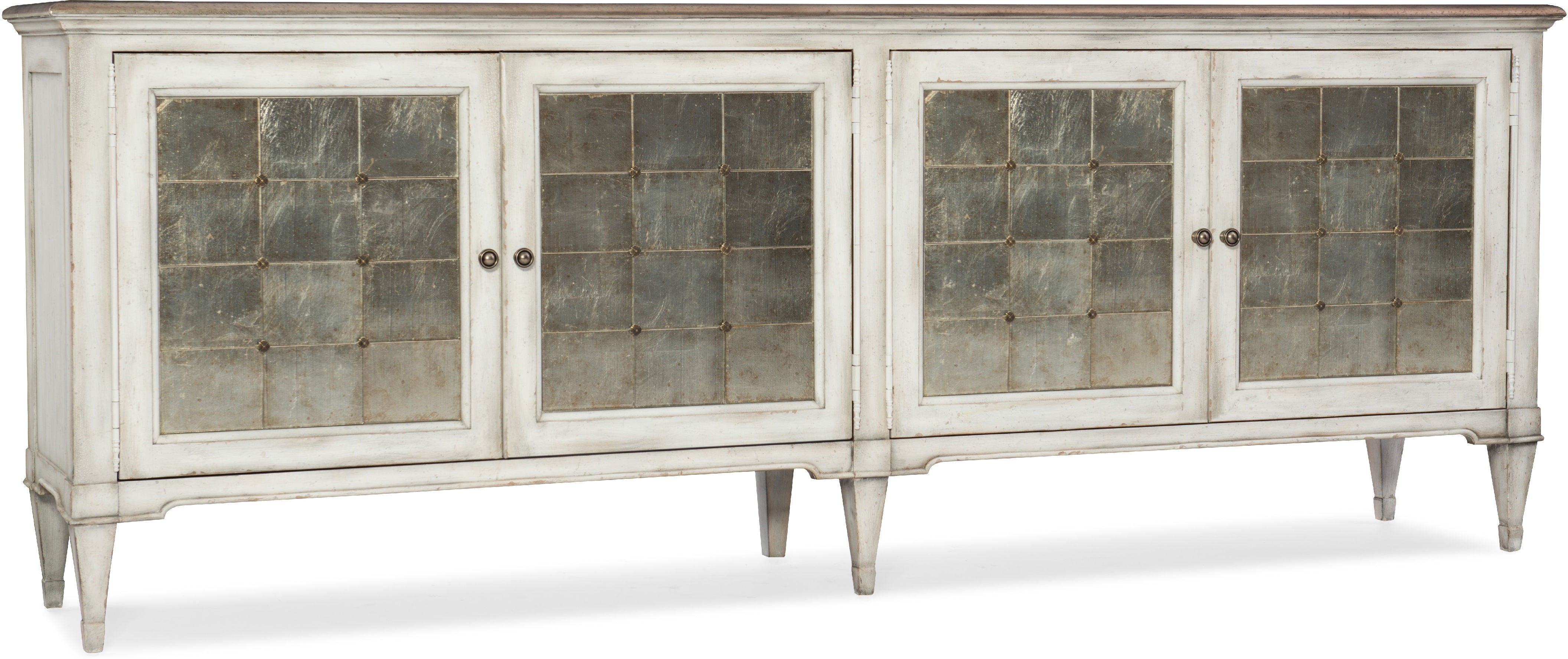 Arabella 4-Door Credenza - Stylish Storage Cabinet for Living Room, Dining Room & Office | Modern Home Furniture