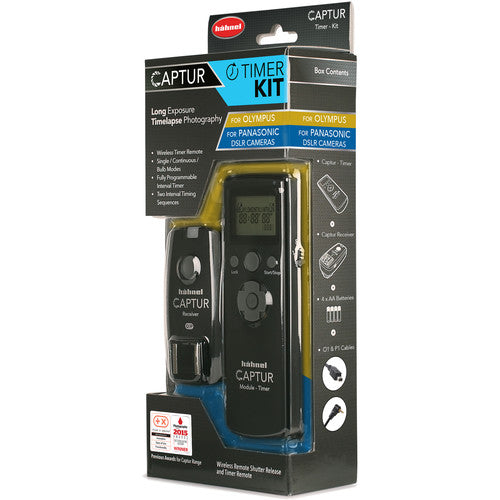 Hahnel Captur Timer Kit for Olympus & Panasonic DSLR Cameras | Wireless Remote Shutter Release | Perfect for Time-Lapse, Long Exposure & Group Photos