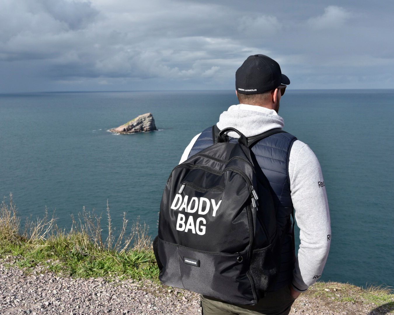 Daddy Backpack for Men - Stylish & Durable Black Diaper Bag - Perfect for Travel, Work & Parenting Essentials
