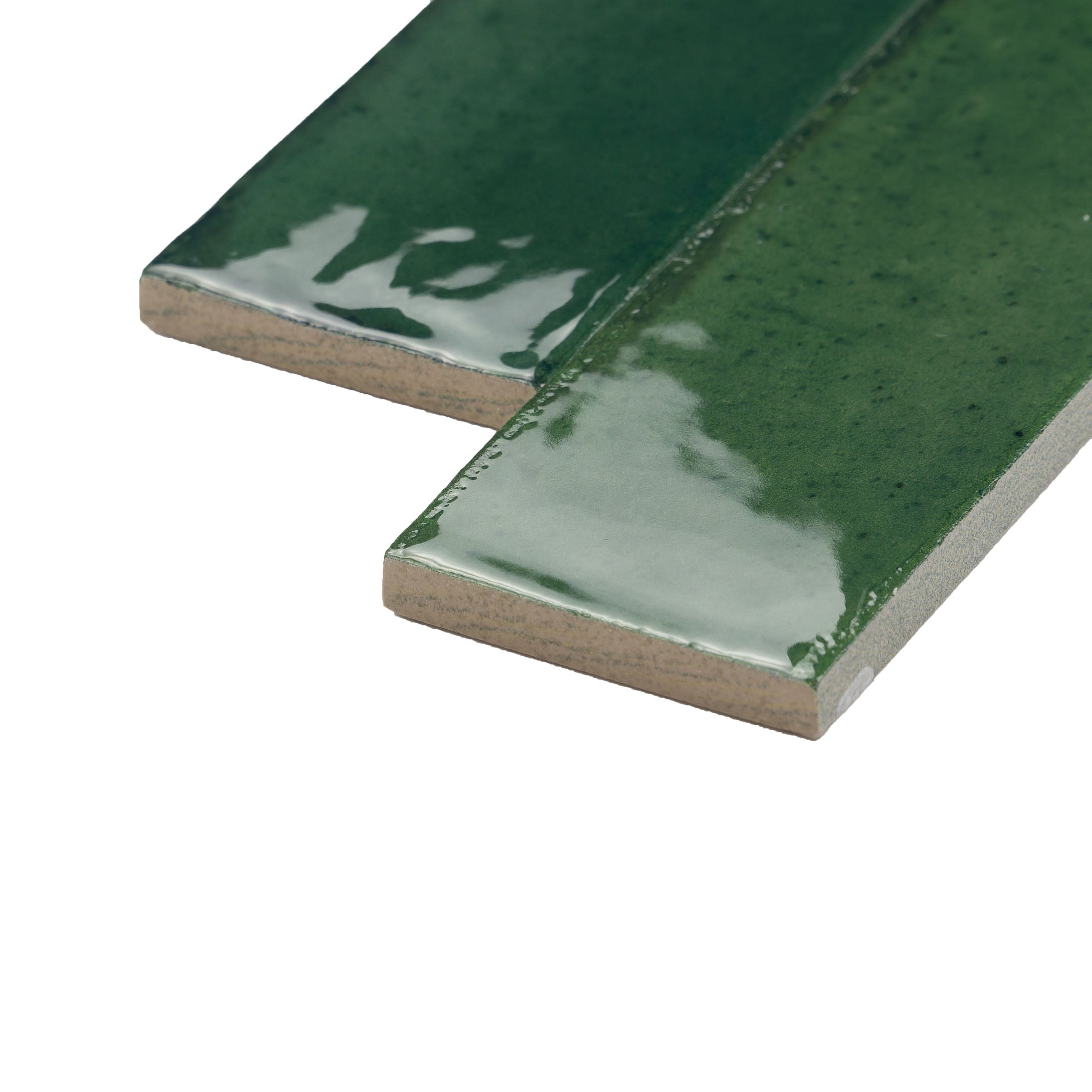 Magnolia Zellige Subway Tiles - Handmade Ceramic Wall & Backsplash Tiles for Kitchen, Bathroom, and Shower Decor