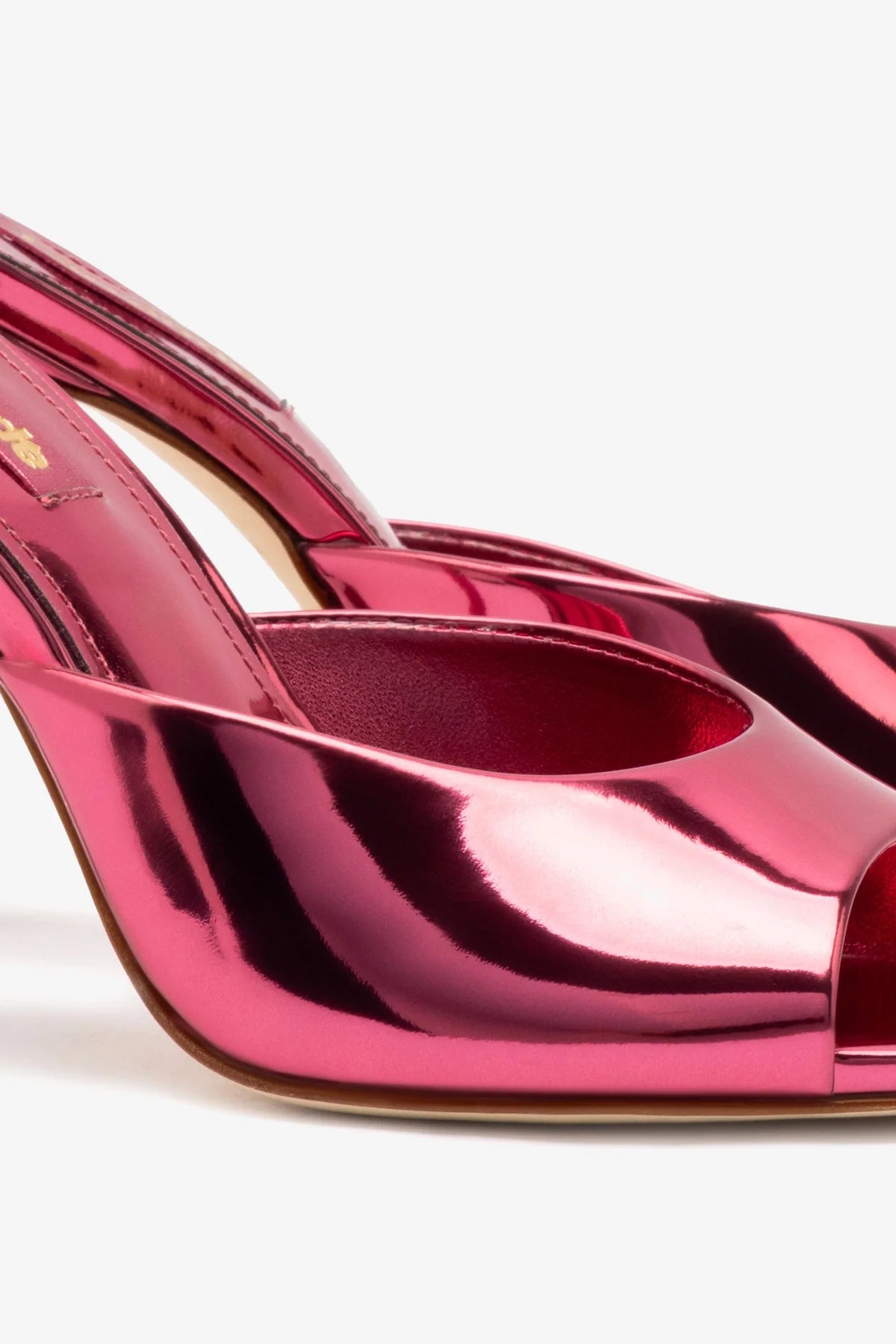 Jasmine Hi Mule Shoes in French Rose Specchio - Elegant Women's Mule Sandals for Casual Outings & Summer Parties