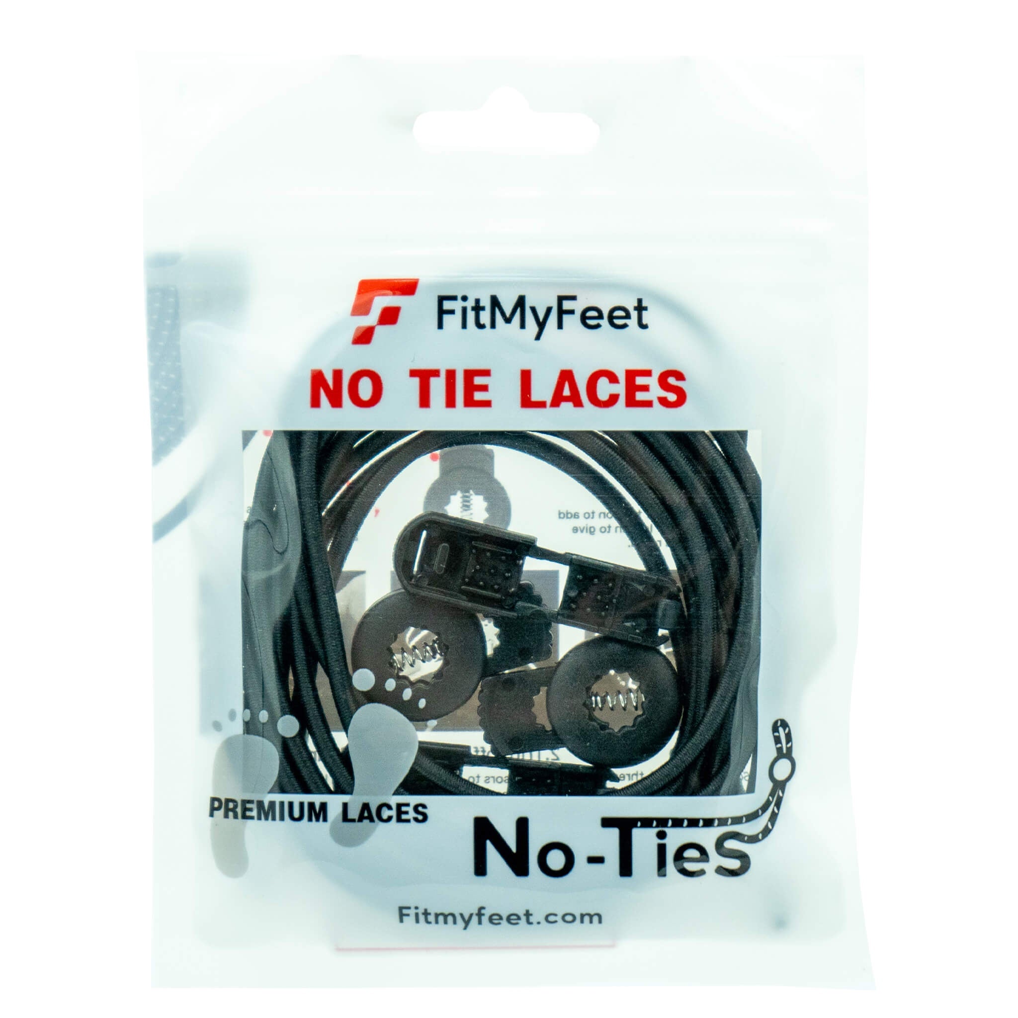 Plain Black No-Tie Shoelaces - Comfortable & Secure Fit for Sneakers, Dress Shoes & Casual Footwear