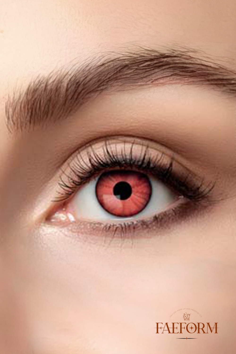 Blood Moon Colored Weekly Contact Lenses - Natural-Looking Halloween & Cosplay Eye Enhancers for Costume Parties & Special Events