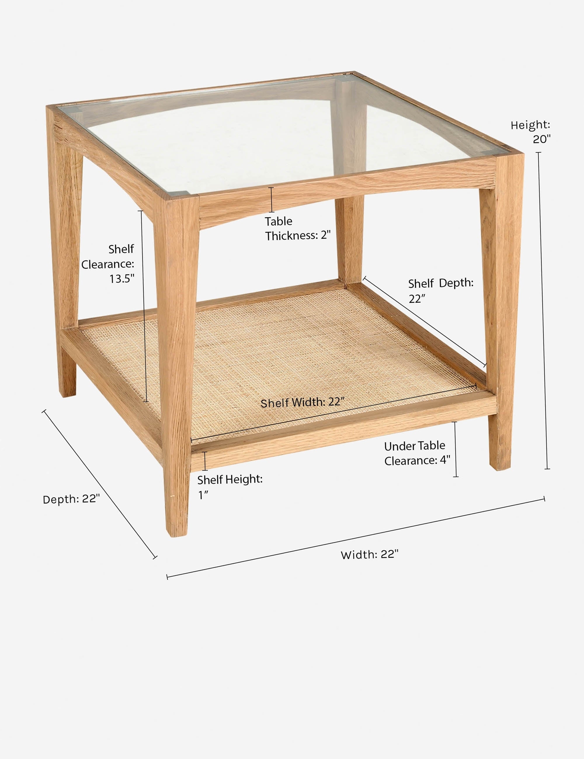Modern Cohen Side Table - Stylish End Table for Living Room, Bedroom & Office - Compact Nightstand with Storage Shelf - Perfect for Small Spaces & Home Decor