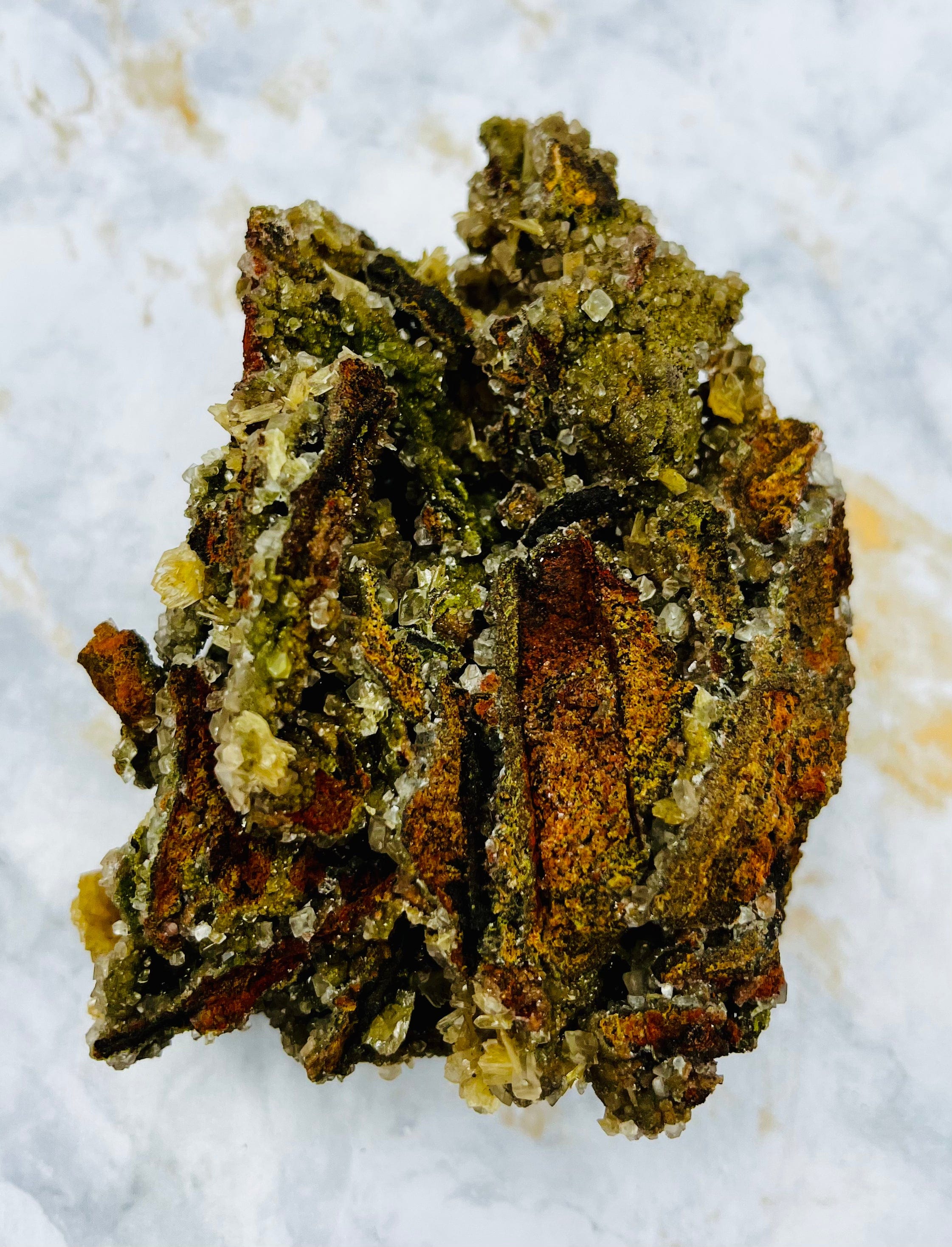 Conichalcite Mineral Specimen - Rare Green Crystal for Collectors, Healing & Home Decor | Geology Enthusiasts Gift & Display Piece