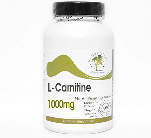 L-Carnitine 1000mg - 100 Capsules | Pure & Natural Weight Loss Supplement | No Additives | Supports Energy & Fat Metabolism | Perfect for Fitness & Keto Diet