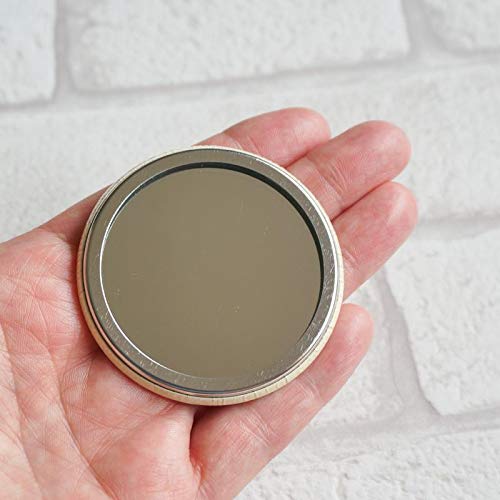 Meghan Markle Union Jack Handheld Makeup Mirror - 58mm Compact Travel Mirror for Purse, Vanity & On-the-Go Touch Ups