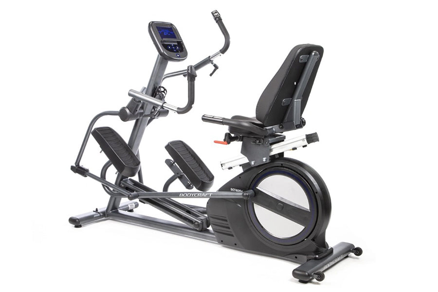 BodyCraft SCT400g Seated Elliptical Cross Trainer Machine for Home Workout - Low Impact Cardio Exercise Equipment for Seniors & Physical Therapy - Perfect for Small Spaces & Office Use