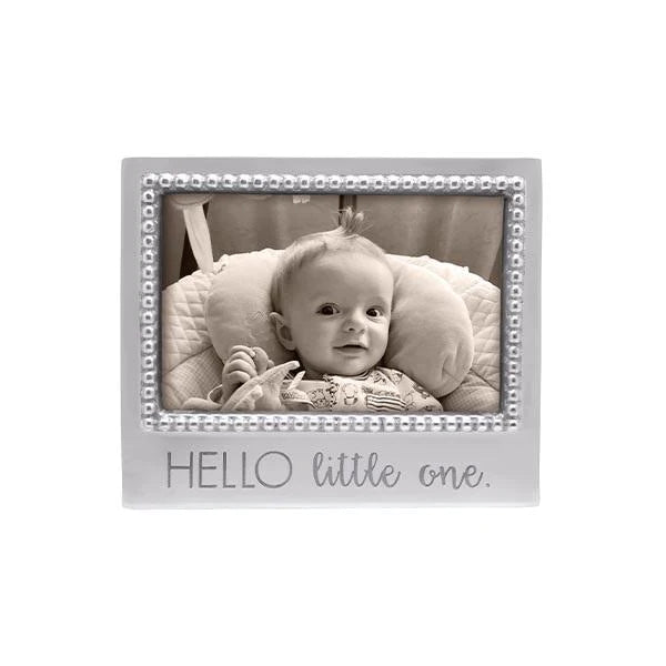 Hello Little One Frame - Baby Nursery Wall Decor, Personalized Newborn Photo Display - Perfect for Baby Showers, Christenings & Nursery Room Decor
