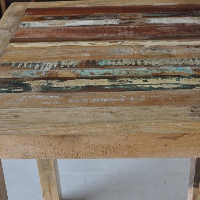 Reclaimed Wood & Mango Wood Square Bar Table - 31.5