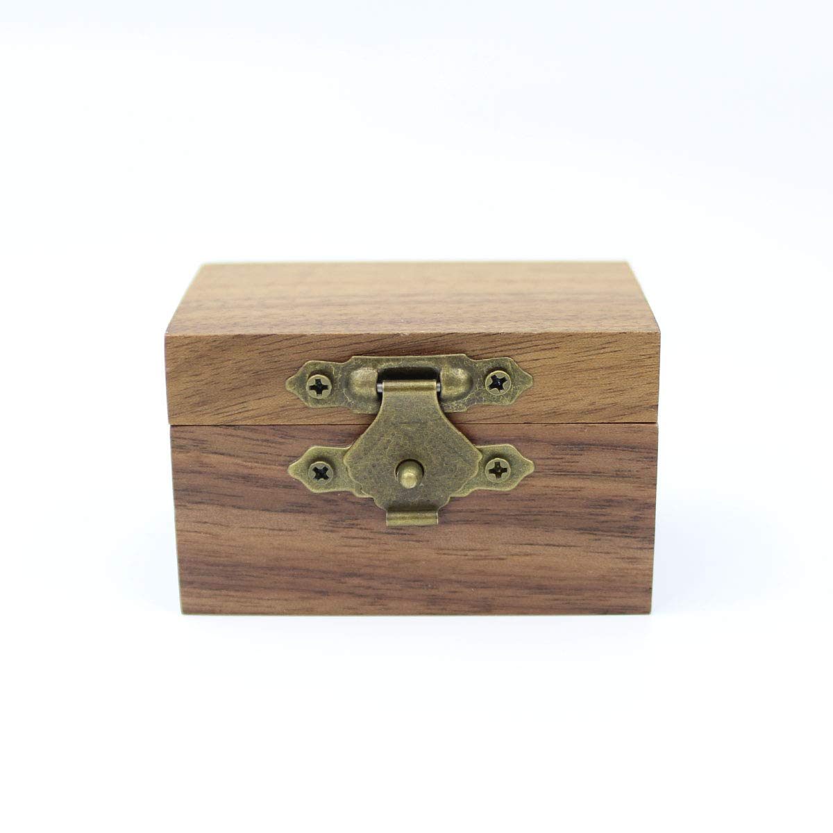 Handcrafted Rustic Walnut Wood Engagement Ring Box - Solid Wood Wedding Proposal Ring Storage Case - Perfect for Proposals, Weddings & Anniversary Gifts