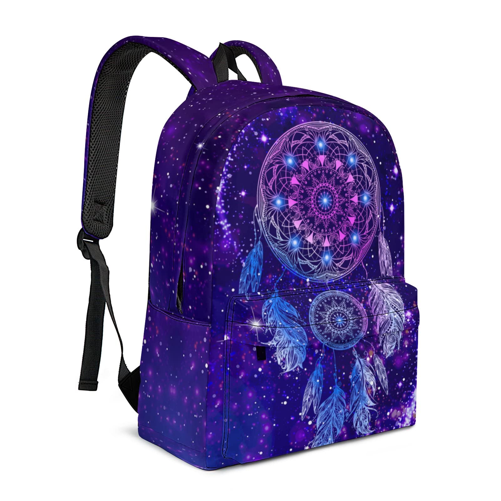 **Dreamcatcher Backpack - Lightweight Laptop Bookbag for Travel, School & Work - Durable Daypack for Women, Men & Teens - Perfect for Hiking, Commuting & Outdoor Adventures (Dreamcatcher Design)**