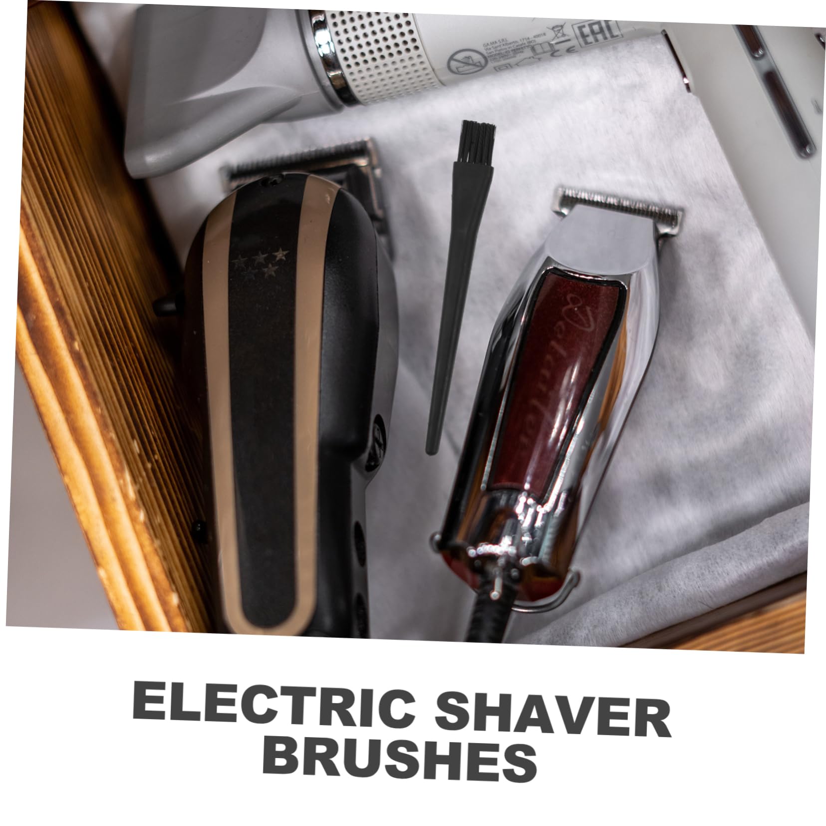 8Pcs Electric Razor Cleaning Brush Set - PP Material Shaver & Trimmer Cleaner with Non-Slip Handle | Perfect for Grooming Kits, Barber Shops & Home Shaving Accessories