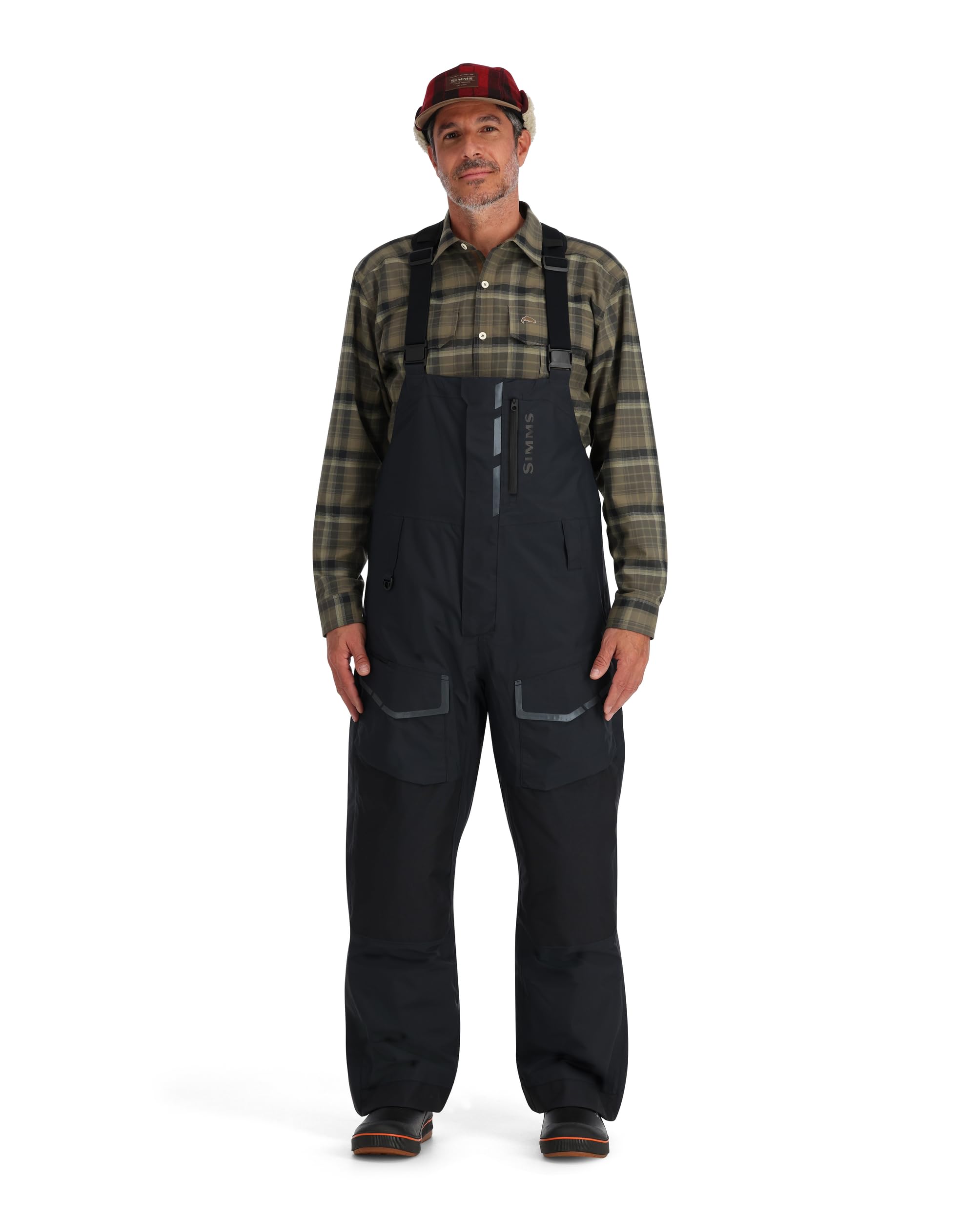 Simms Fishing Products Men's Challenger Insulated Bib - Waterproof Winter Fishing Overalls for Cold Weather - Ideal for Ice Fishing, Wading & Outdoor Adventures