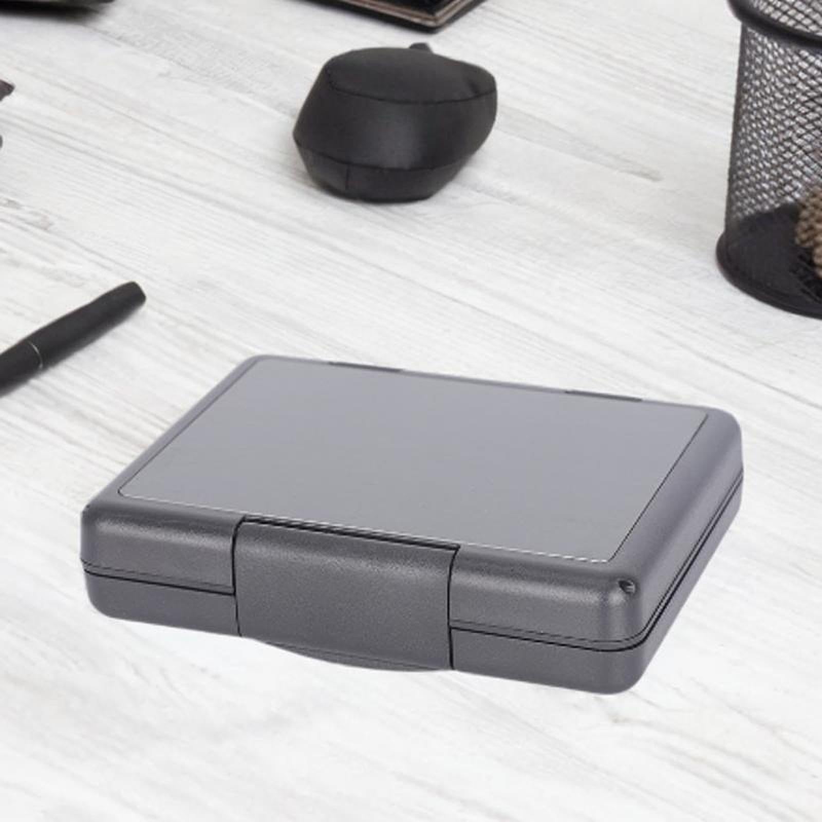 Dickly Multi-Slot Memory Card Holder - Portable Dustproof Protective Case for SD, Micro SD, CF Cards - Perfect for Photographers, Travel & Data Storage Organization, Gray