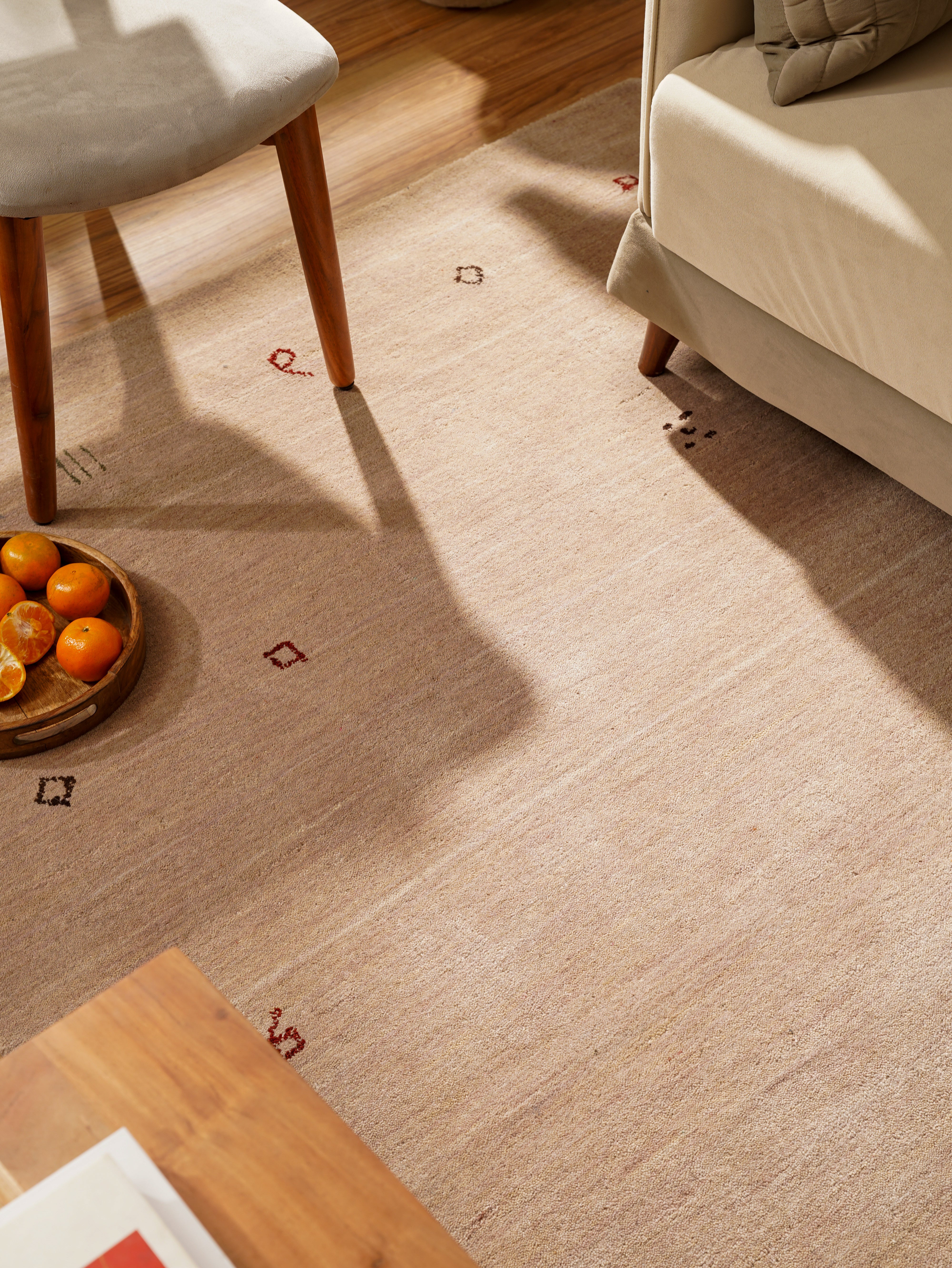 Prism Premium Hand-Knotted Wool Rug - Soft & Durable for Living Room, Bedroom, or Office Decor