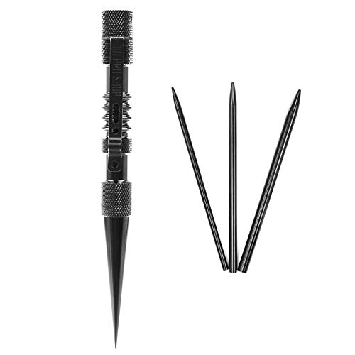 6.25 Inch Black Knotter's Tool with Black Needles