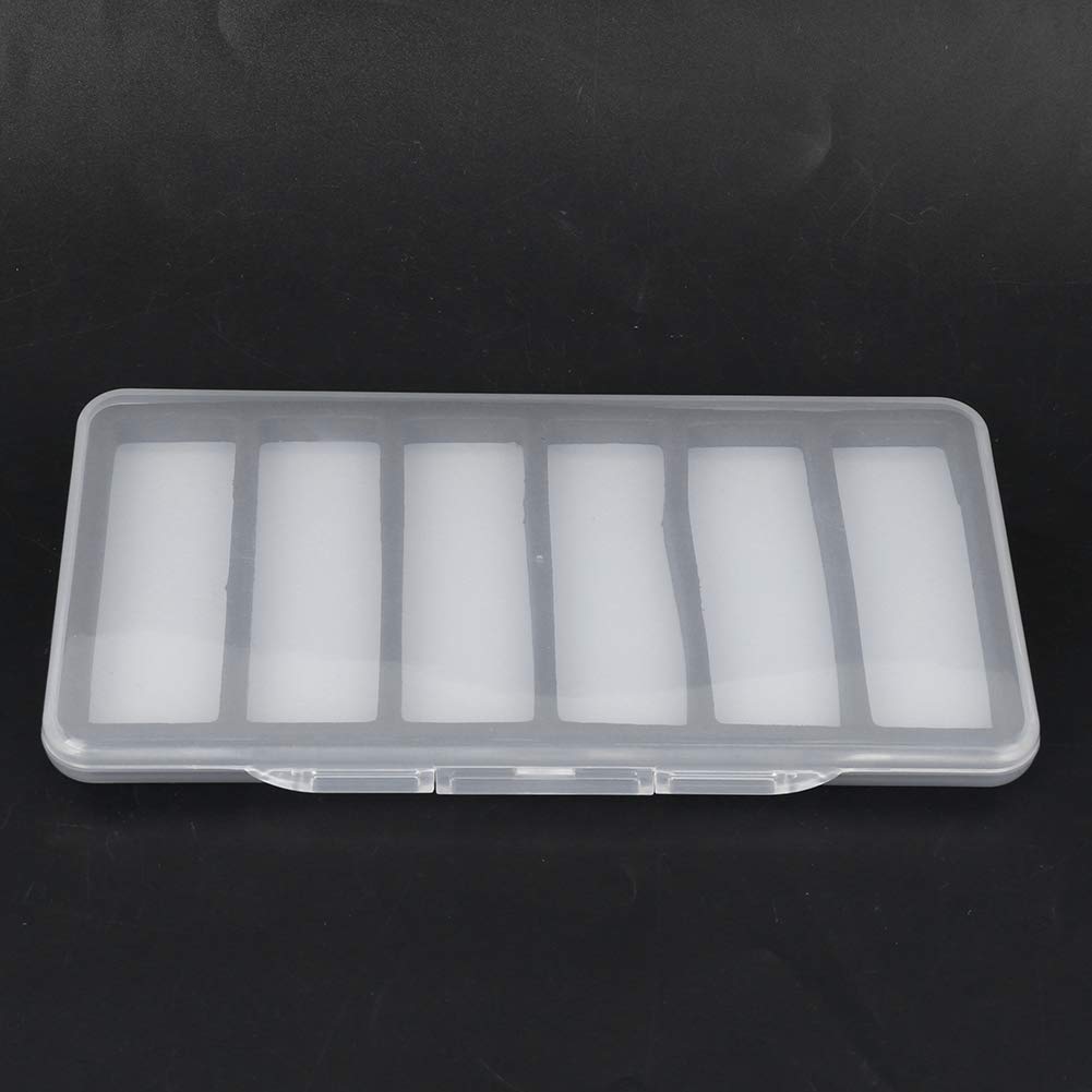 Keenso ABS Magnetic Fly Fishing Tackle Box - Waterproof Fishing Hook & Lure Storage Case with Foam Insert - Perfect for Fly Fishing, Bass Fishing & Outdoor Adventures