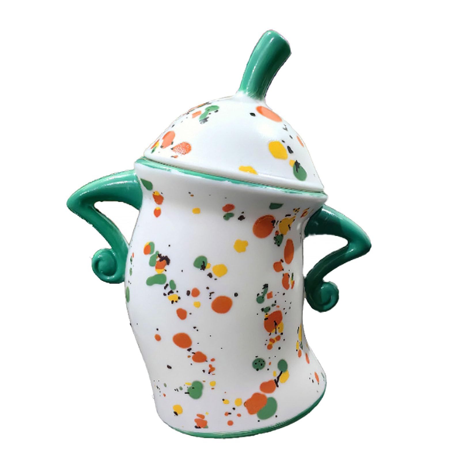 Stylish Sassy Hands on Hips Teapot & Canister Set - Drop Resistant Kitchen Organizer for Tea, Coffee & Sugar Storage - Perfect for Home Decor, Gift Giving & Coffee Shops (Style C)