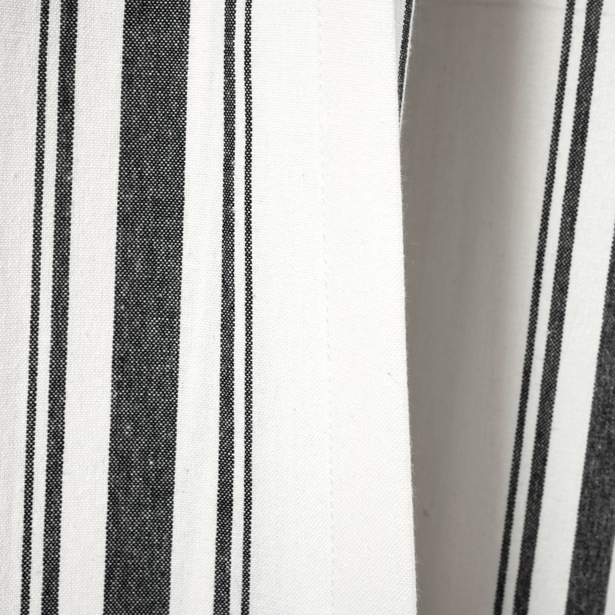 Farmhouse Stripe Yarn-Dyed Recycled Cotton Blend Window Curtain Panel Set - Blackout Thermal Insulated Drapes for Living Room, Bedroom & Nursery (2 Panels, 52x84 Inch) - Perfect for Rustic, Modern & Farmhouse Home Decor