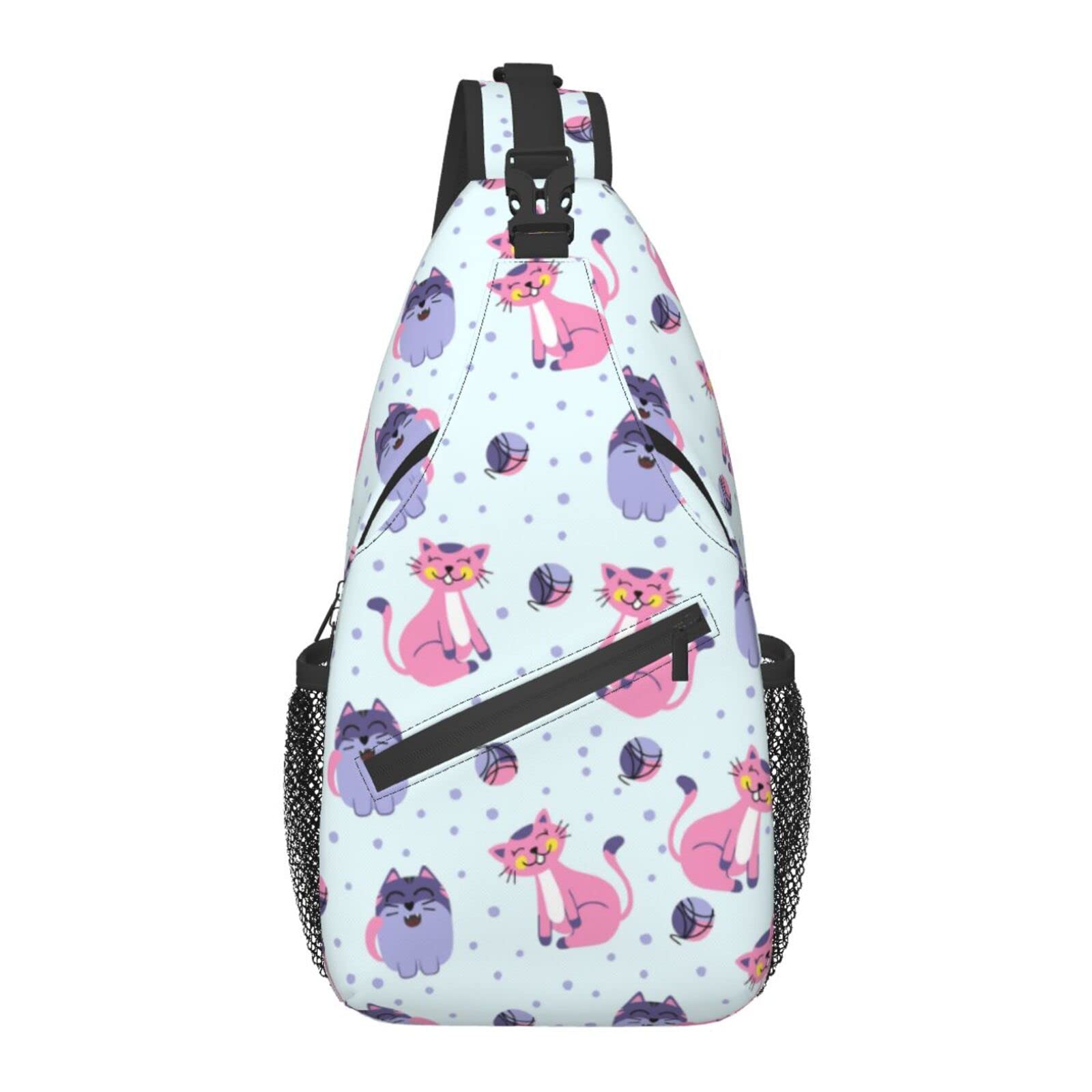 3D Printed Animal Sling Bag for Men & Women - Lightweight Crossbody Chest Backpack for Travel, Hiking & Daily Use | Unisex Shoulder Bag with Unique Animal Designs