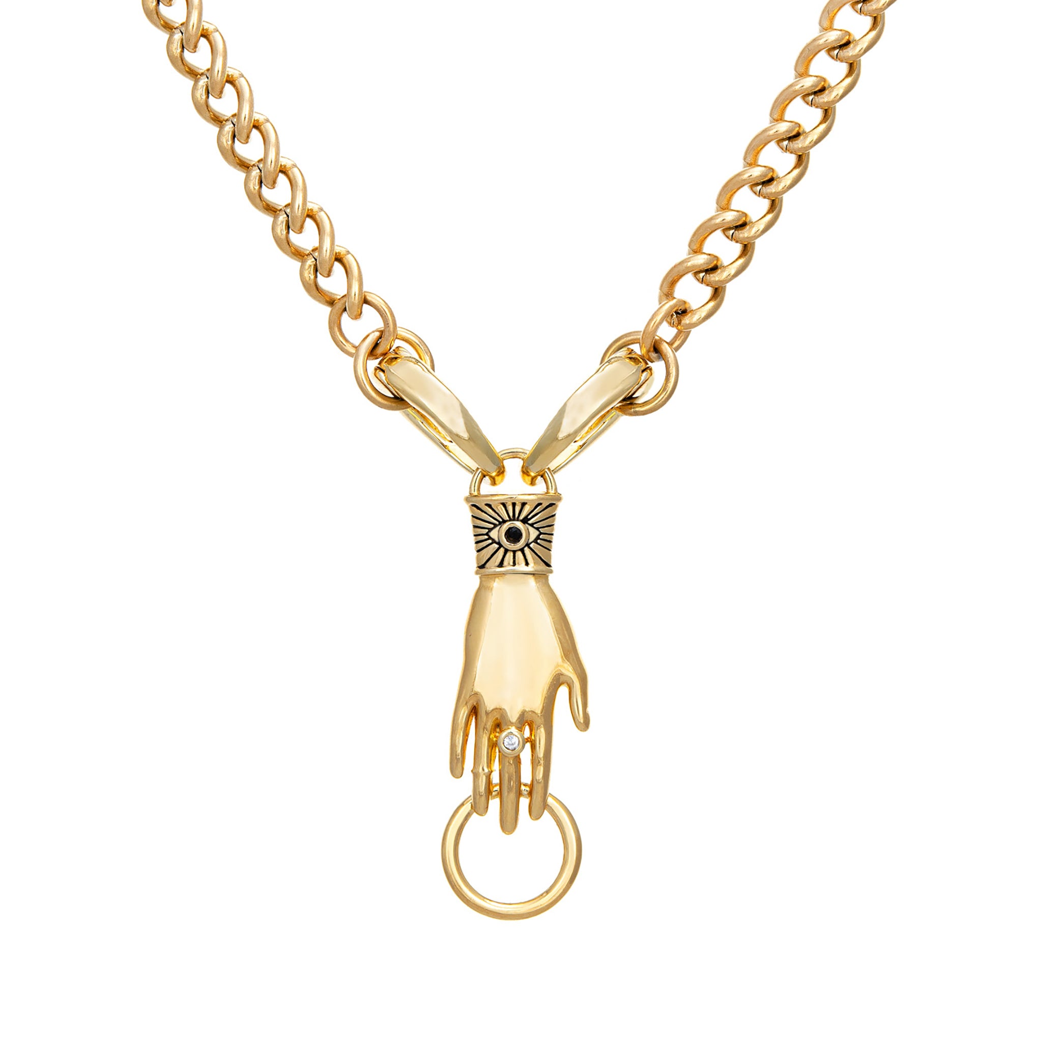 Magic Touch Necklace for Women - Elegant Stainless Steel Pendant with Adjustable Chain - Perfect Gift for Anniversary, Birthday & Valentine's Day - Ideal for Date Night, Party & Everyday Wear