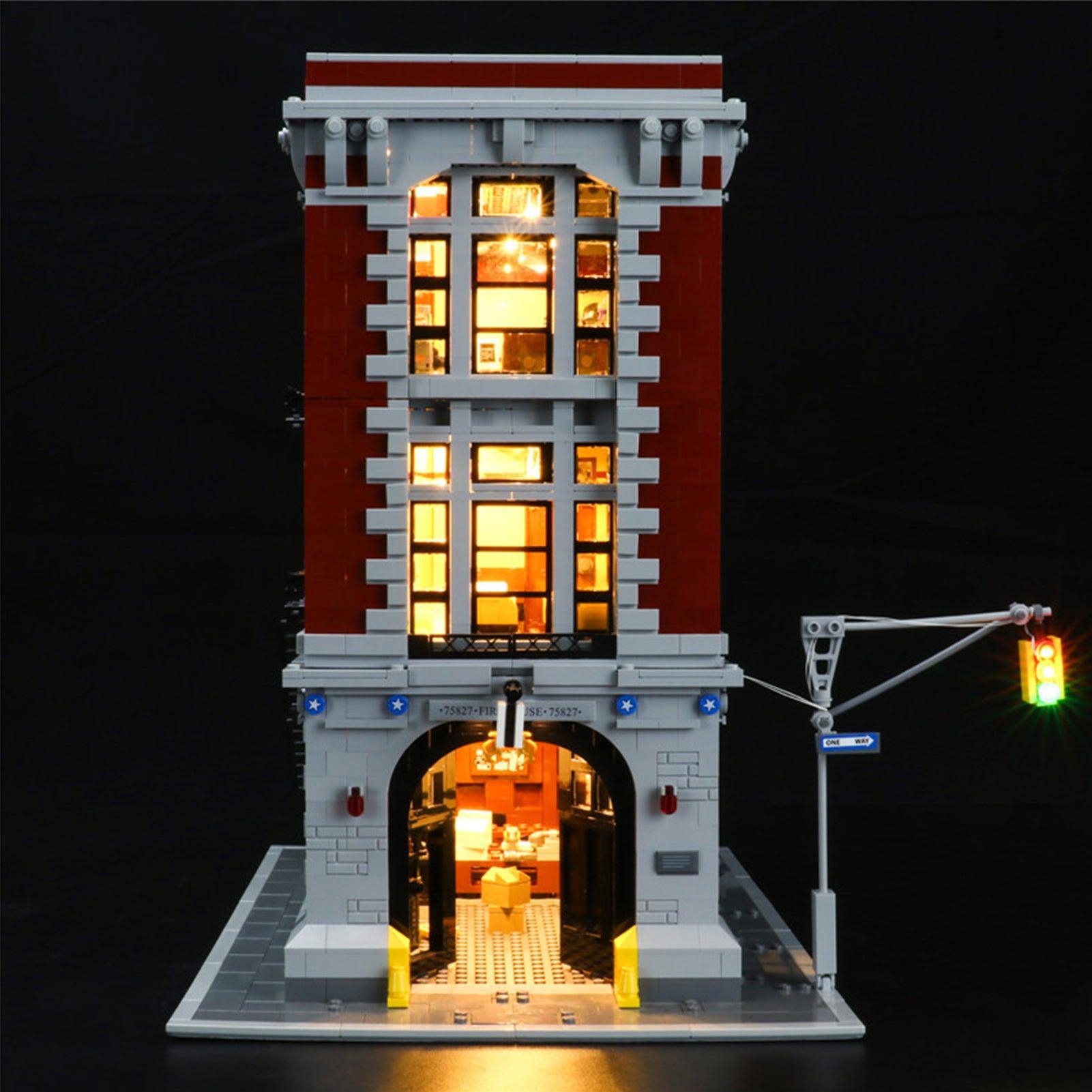 Best Light Kit for LEGO Ghostbusters Firehouse Headquarters 75827 - DIY Lighting Set for Enhanced Display & Nighttime Illumination