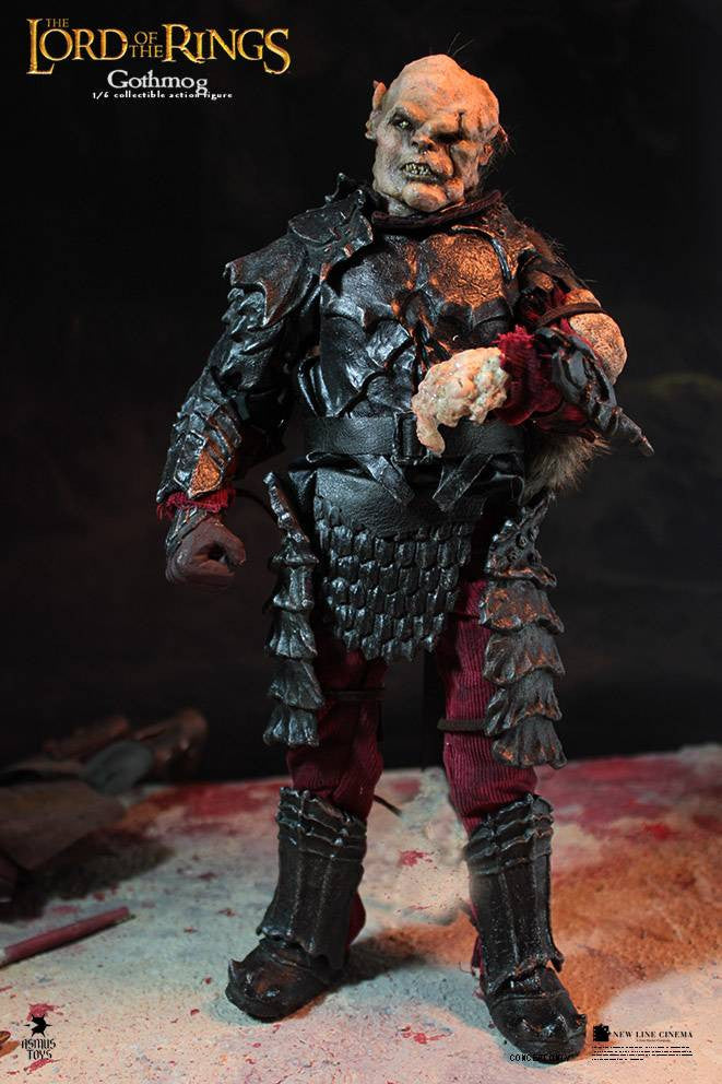 Asmus Toys 1/6 Scale LOTR002 Gothmog Action Figure - Lord of the Rings Middle Earth Villain Collectible for Display & Fantasy Fans