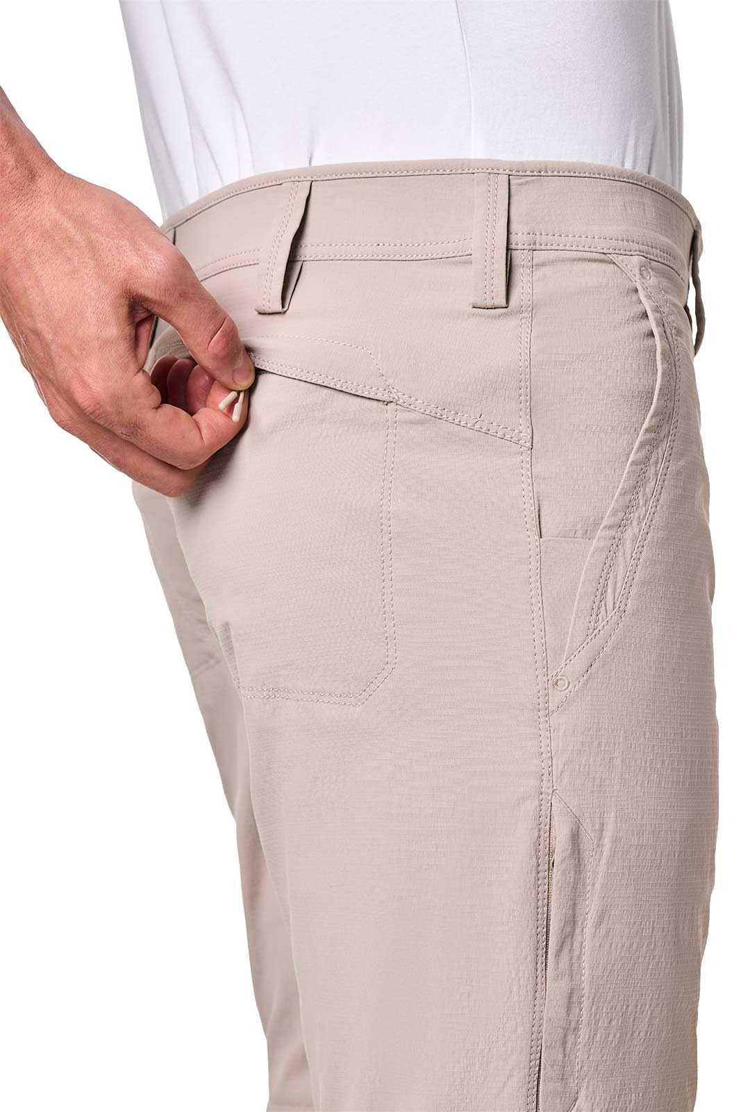 Coolibar UPF 50+ Men's Miller Convertible Pants - Sun Protective Outdoor Hiking & Travel Convertible Trousers for UV Protection