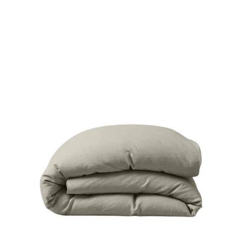 Premium Ravello Linen Duvet Cover Queen Size - Soft & Breathable Bone White Bedding Set for Cozy Bedroom Decor | Perfect for Master Bedroom, Guest Room & Vacation Homes