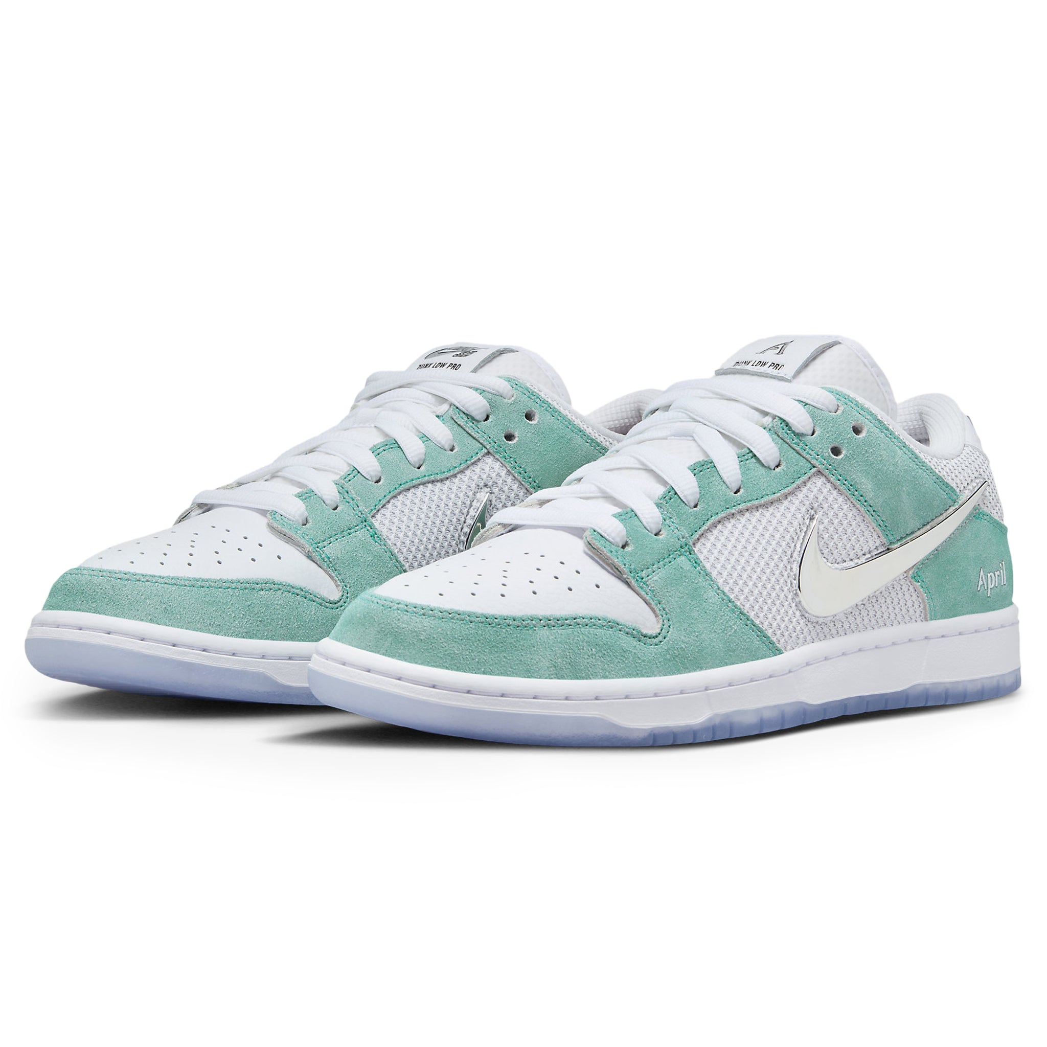 April Skateboards x Nike SB Dunk Low Turbo Green Skate Shoes - Limited Edition Sneakers for Streetwear & Skateboarding Enthusiasts - Perfect for Casual Wear, Skateboarding, and Sneaker Collecting