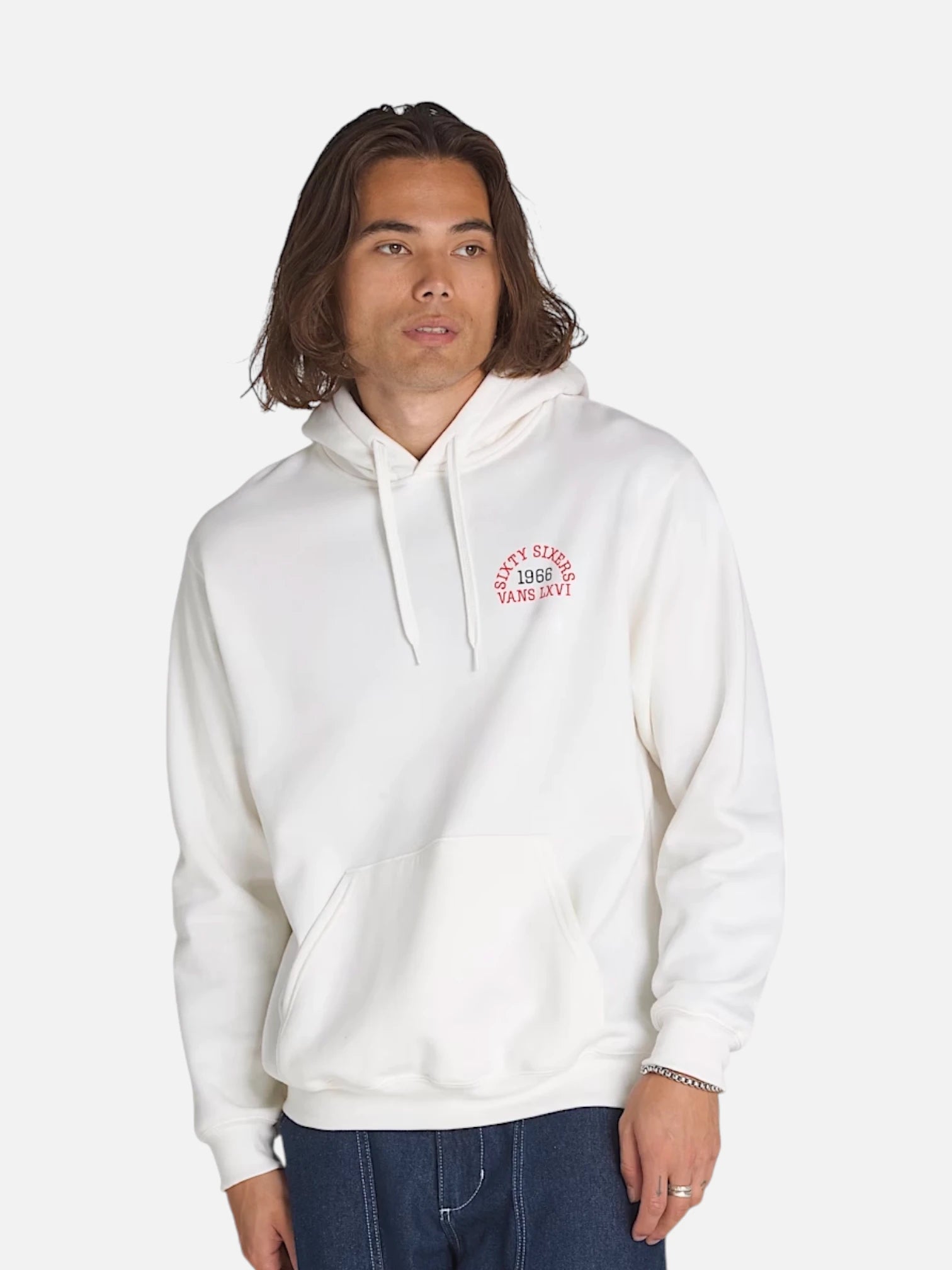 Vans LXVI Frat Crewneck Sweatshirt - Men's Casual Pullover Hoodie for Streetwear & College Style